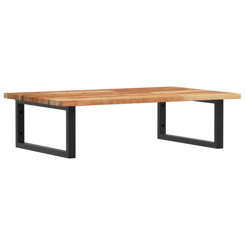 vidaXL Badezimmerspiegelschrank Waschbeckenregal Wandmontage Stahl und nholz (1-St)