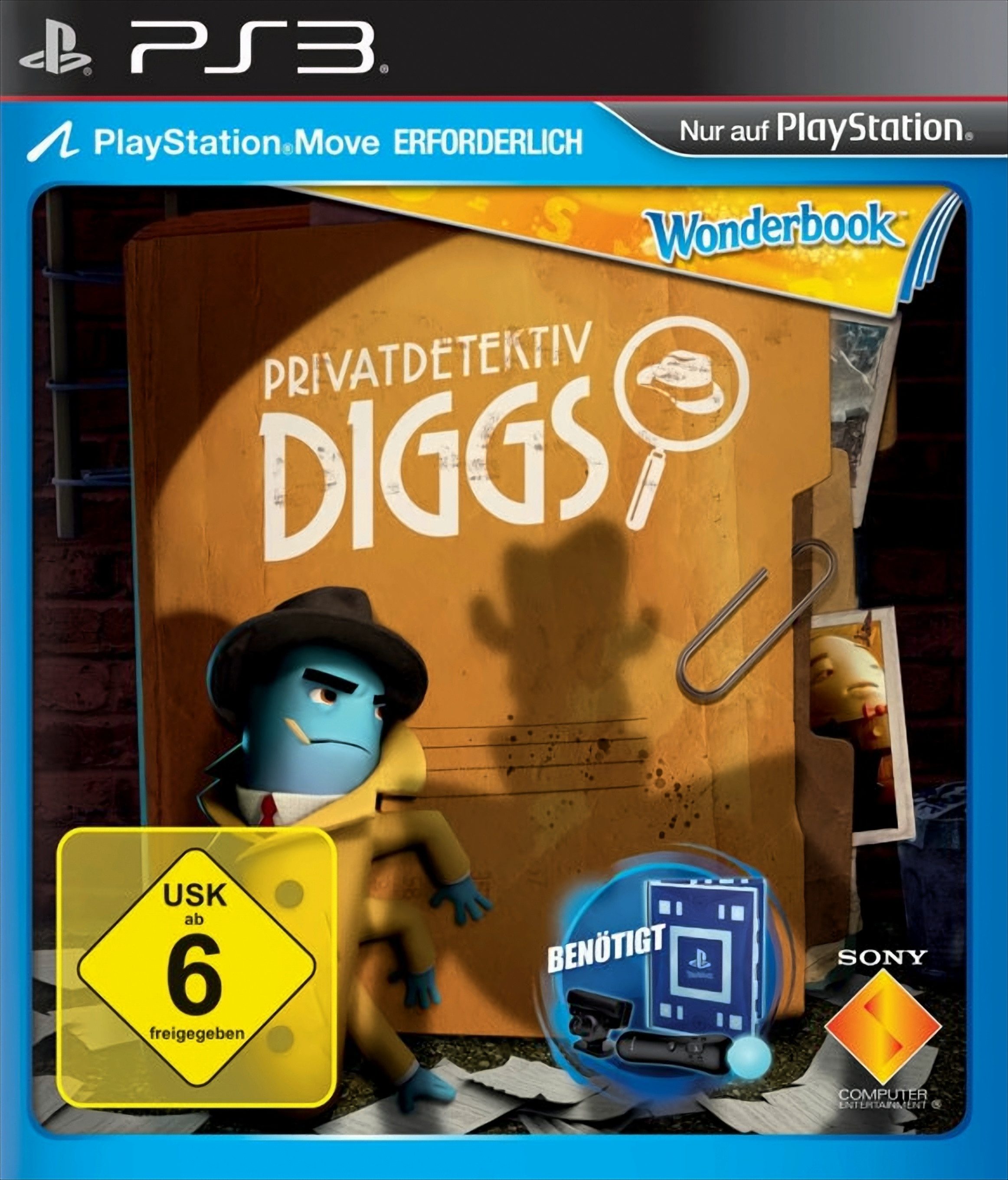 Wonderbook: Privatdetektiv Diggs Playstation 3