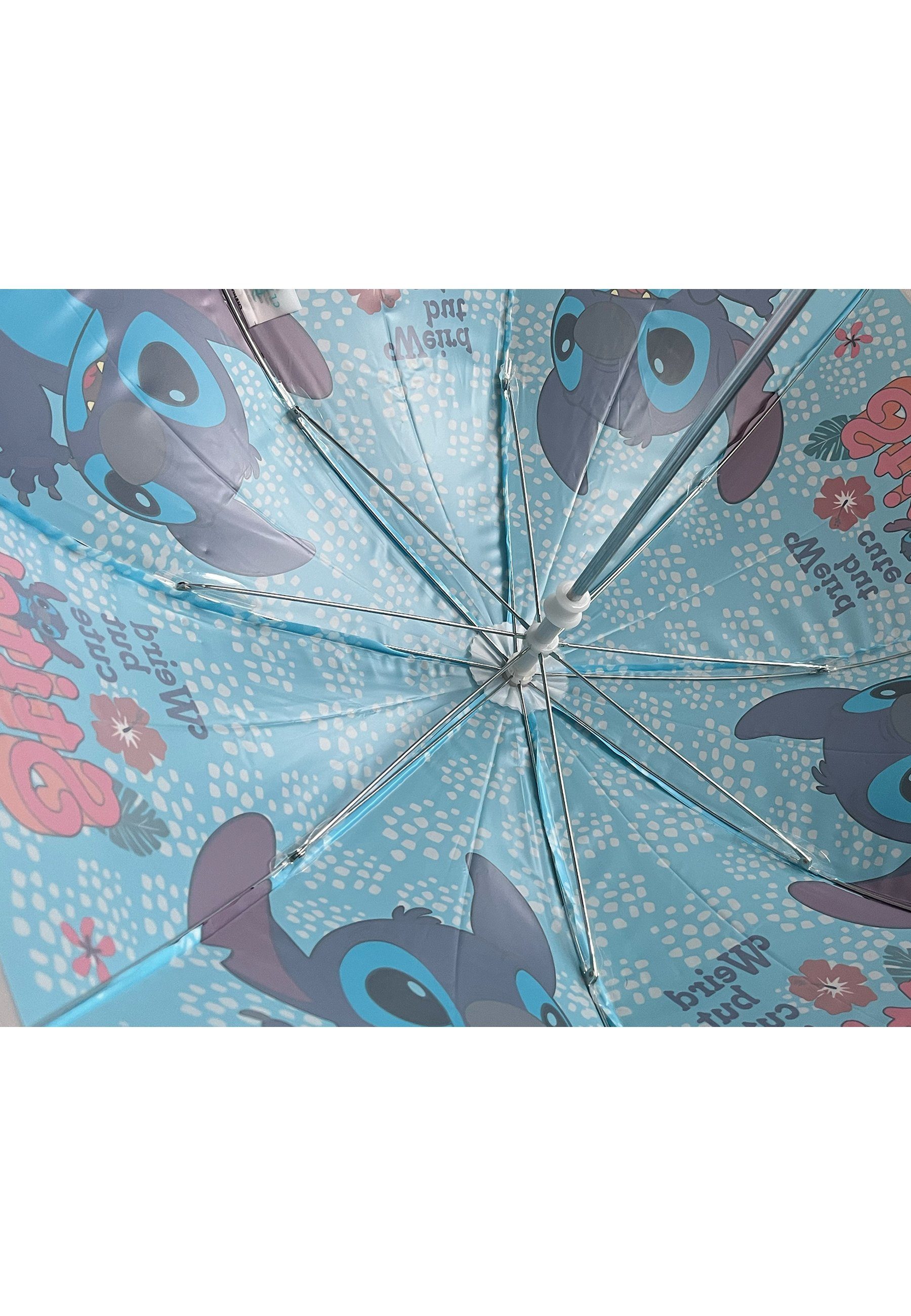 Stitch Stockregenschirm Kinder Regenschirm Kuppelschirm Stock-Schirm