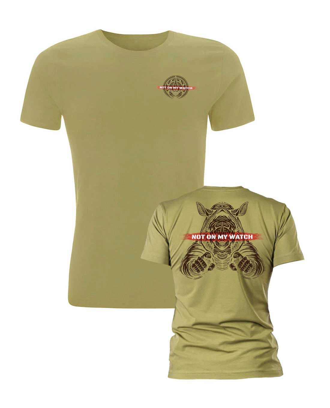 UF PRO T-Shirt Not on my Watch Tee Moss Green