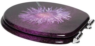 Sanilo Badaccessoire-Set Purple Dust, Komplett-Set, 3 tlg., bestehend aus WC-Sitz, Badteppich und Waschbeckenstöpsel