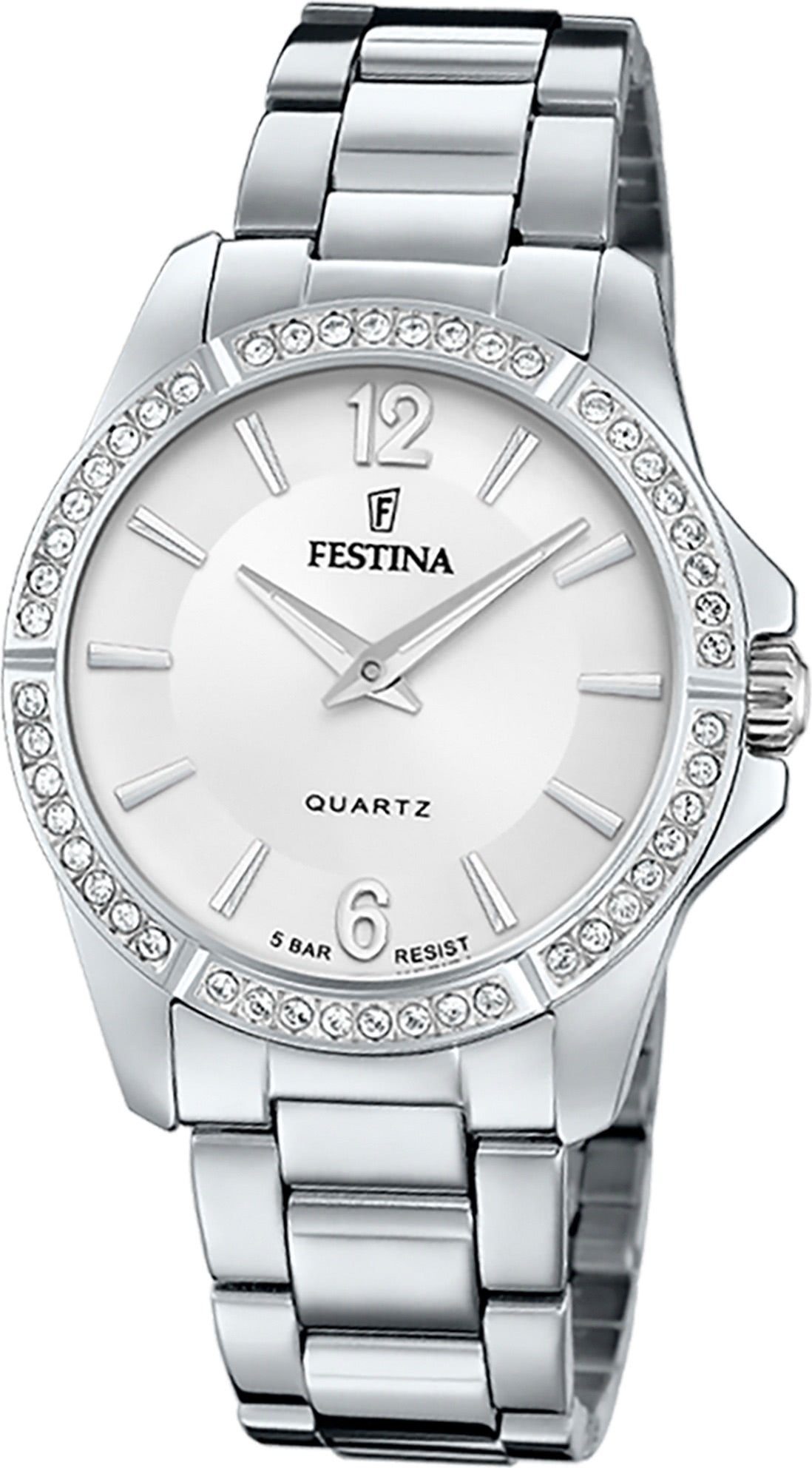 Festina Quarzuhr Festina Damenuhr Mademoiselle, (Analoguhr), günstig online kaufen