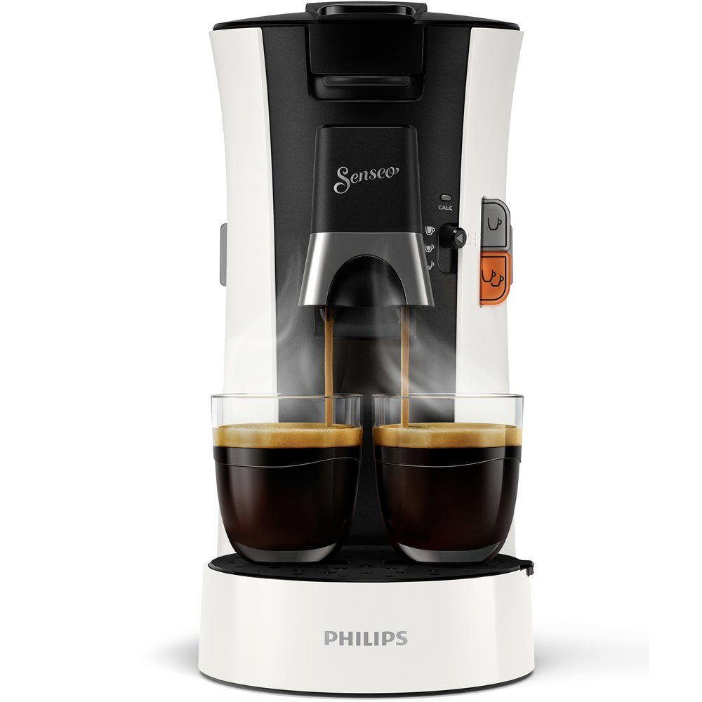 Philips Kaffeepadmaschine Weiß SENSEO CSA230/00 Select Kaffeepadmaschine Philips