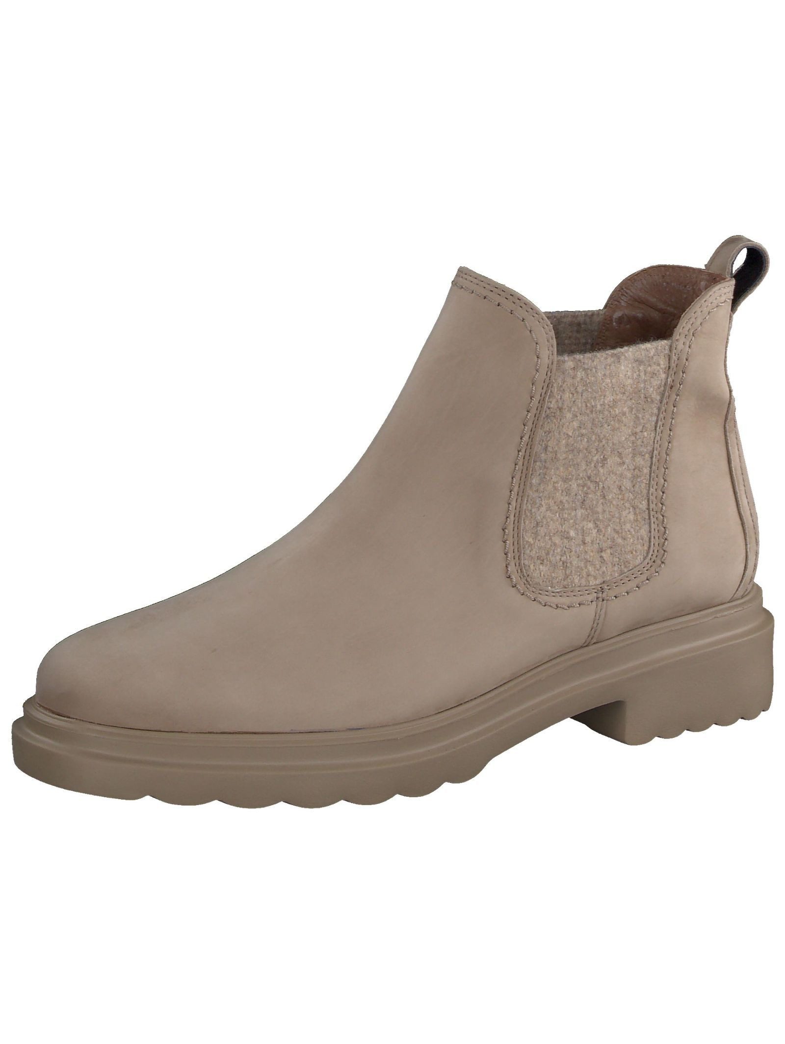 Stiefelette Nubukleder/Textil Stiefelette