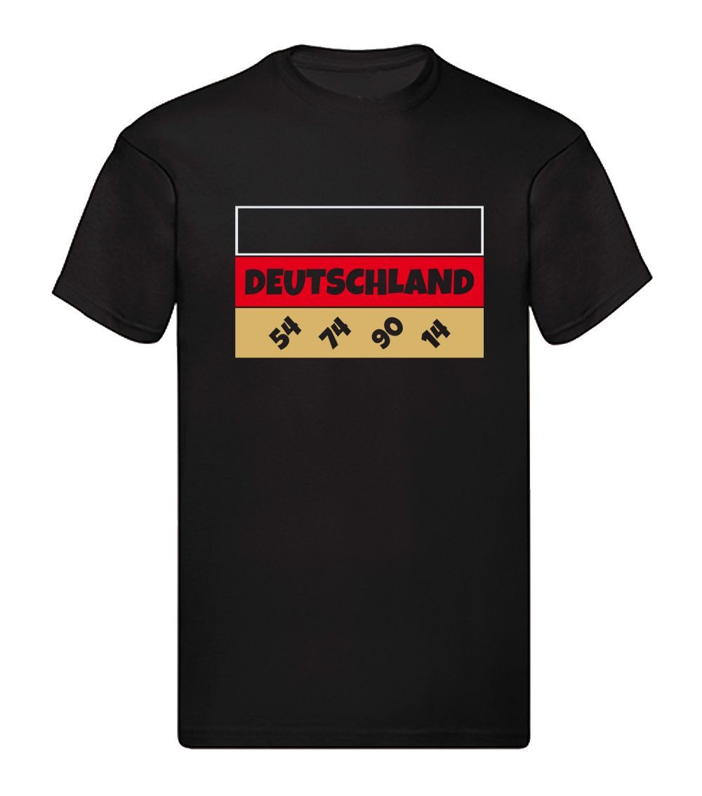 G-graphics T-Shirt Deutschland Flagge – 54 / 74 / 90 / 14 (1-tlg) Herren T-Shirt mit einem Motiv für den echten Fan