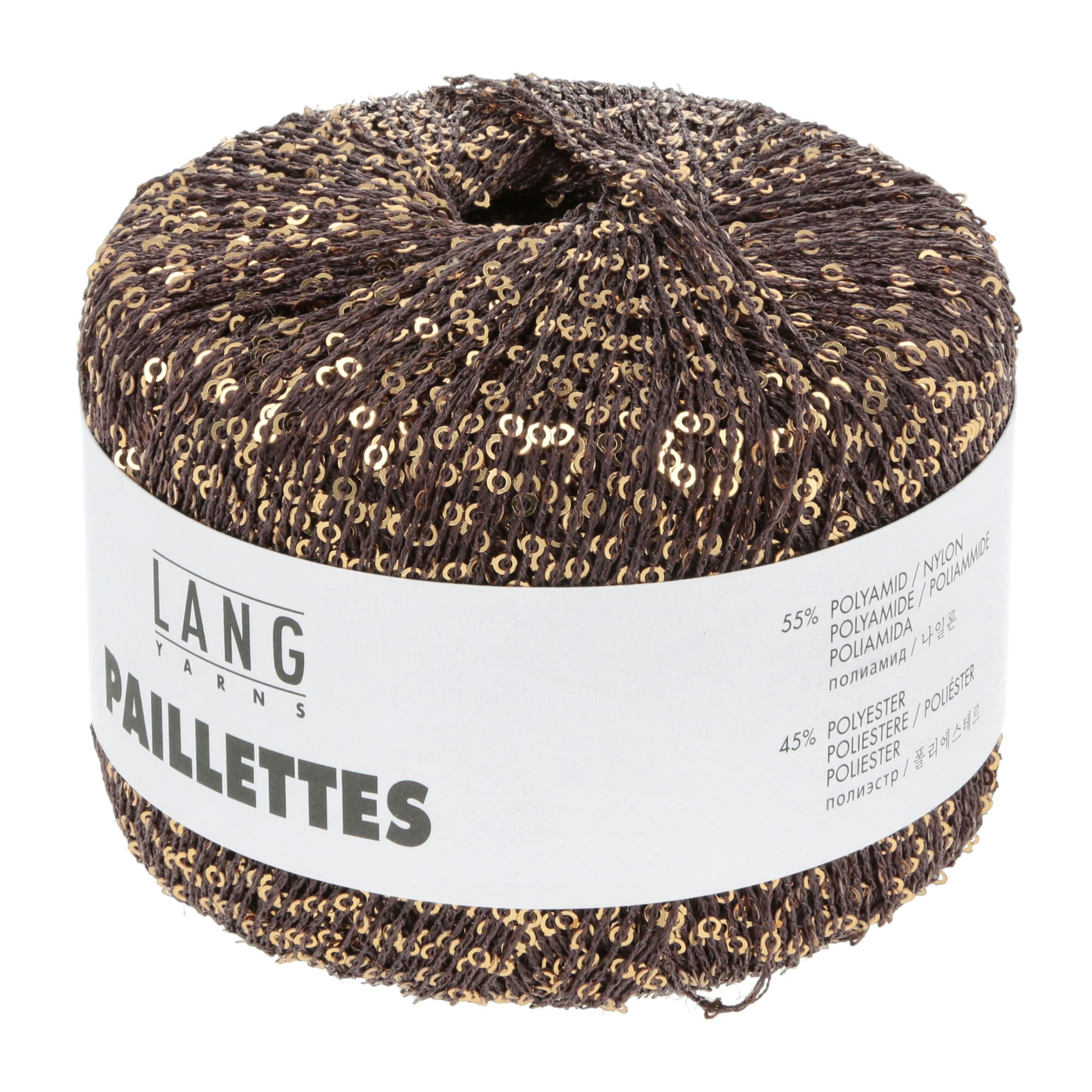 LANG YARNS Paillettes Häkelwolle, 112 m