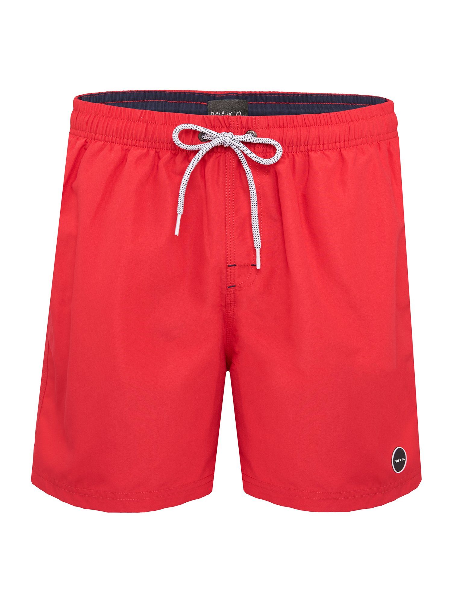 Phil solid & Badeshorts Classic (1-St) Co. red