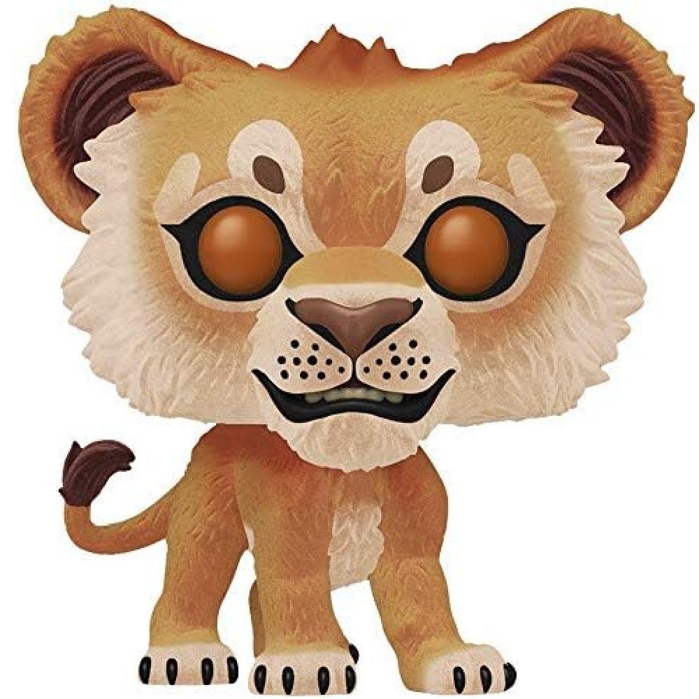 Funko Spielfigur Funko Pop Disney Lion King König der Löwen Simba Flocked Edition 547