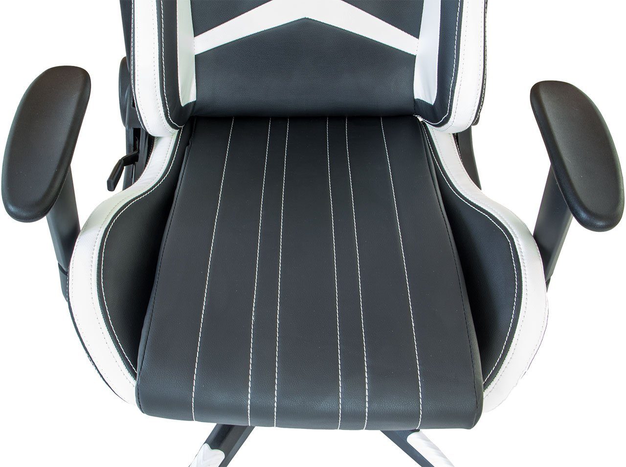 Nacken- (Stück), mit verstellbare weiß-schwarz Design, und Racing Gaming-Stuhl Haushalt Nachen- Rückenkissen Rückenlehne, Wipp-Mechanismus verstellbar, NATIV und Rückenkissen Gaming-Stuhl