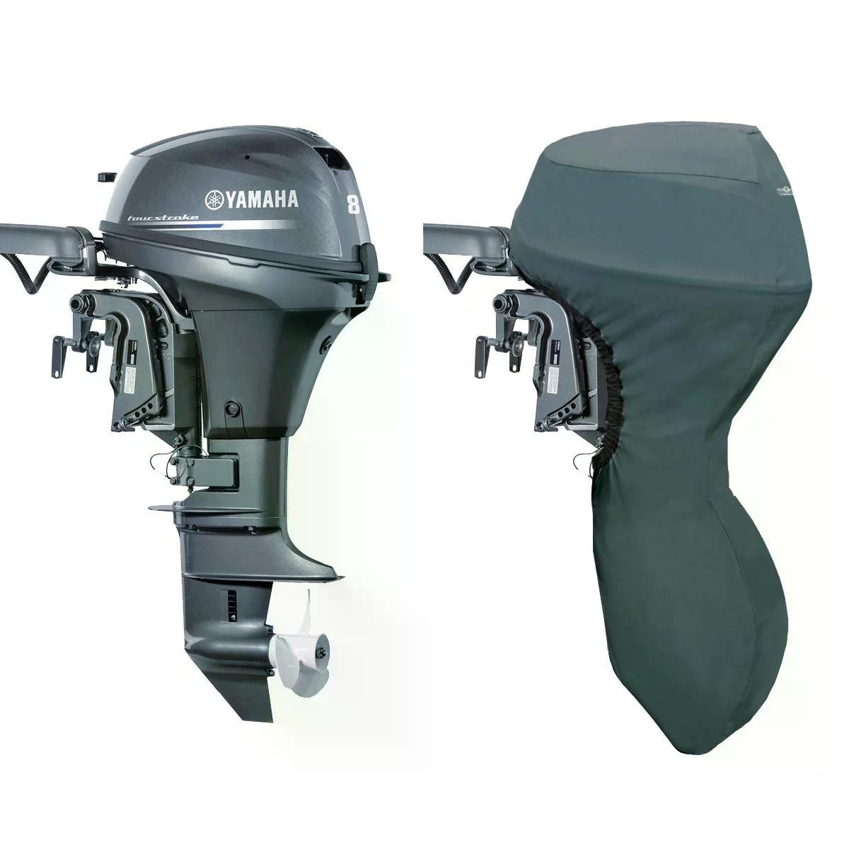 Oceansouth Schutzplane Vollabdeckungen für Yamaha Außenbordmotoren