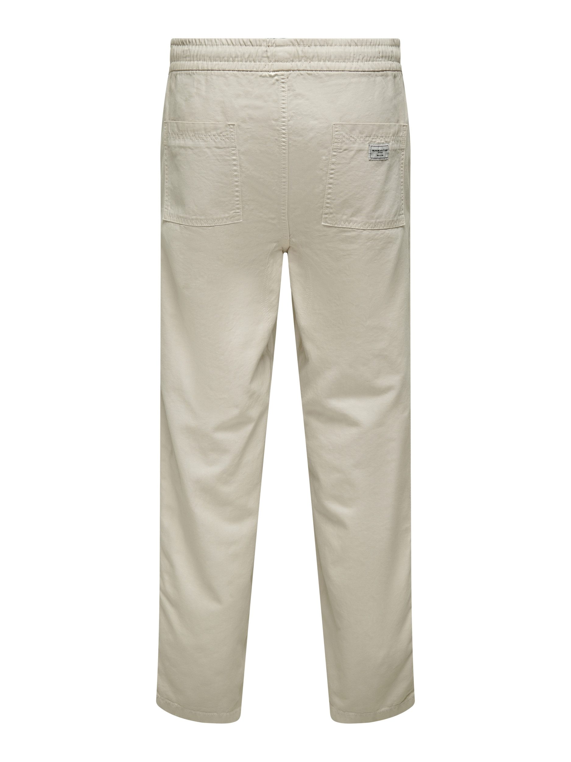 pieces Stoffhose - weite Baggy Hose mit Kordelzug - ONSSINUS LOOSE