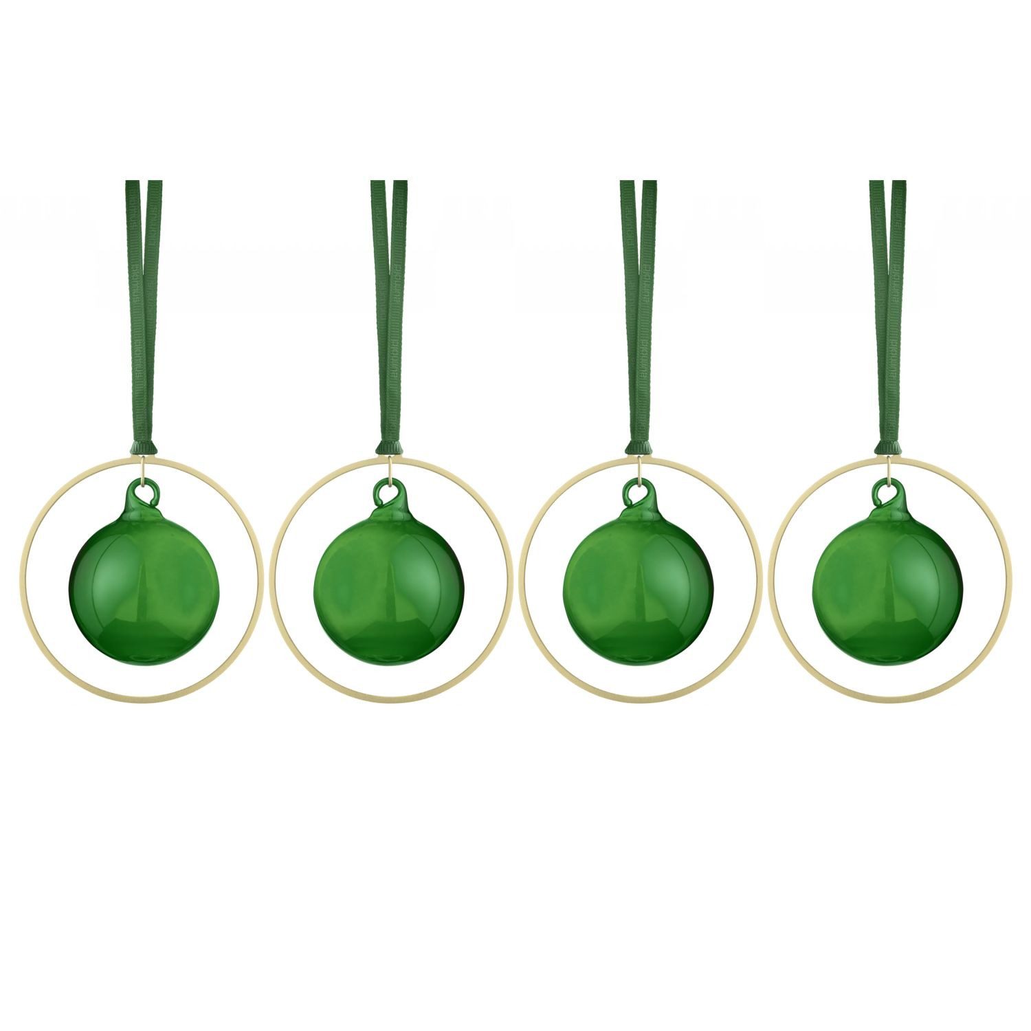 blomus Christbaumschmuck Kitai Glaskugel Duck Green 4er Set (4-tlg)