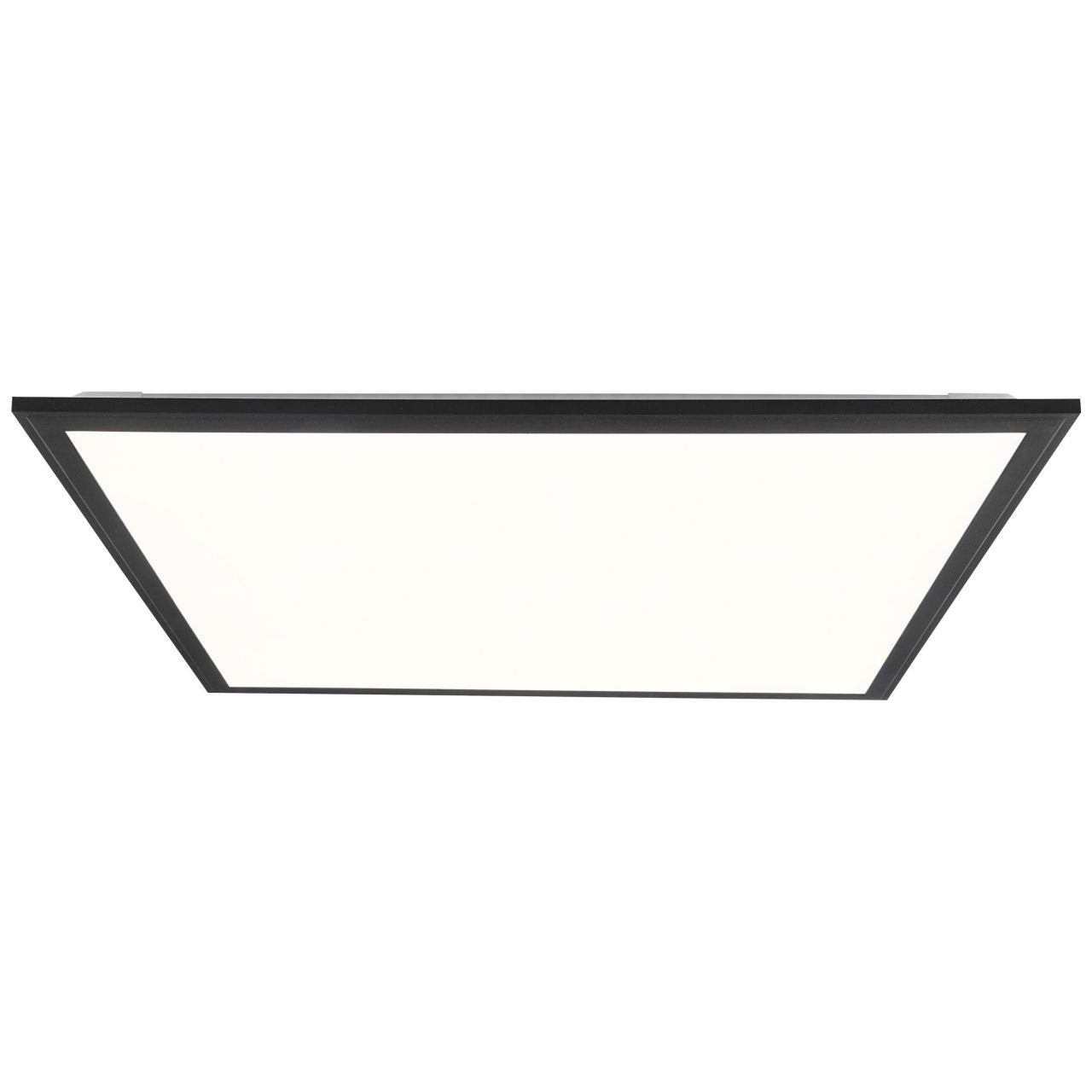 Brilliant Deckenleuchte Allie, Lampe, Allie schwarz, Deckenaufbau-Paneel sand 60x60cm Metall/Kuns 2700-6500K, LED