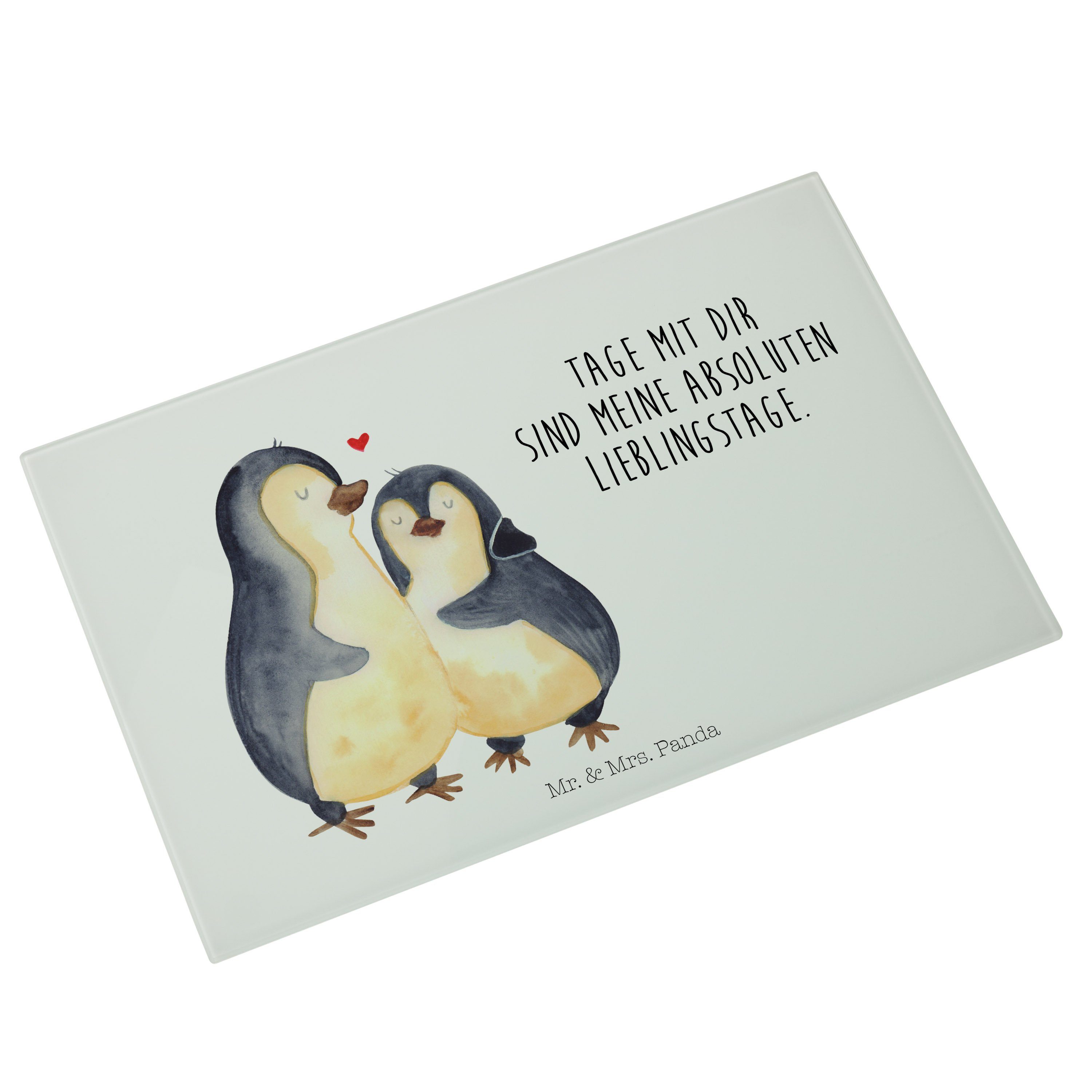 Mr. & Mrs. Panda Tasse Pinguin Buch - Weiß - Geschenk, Urlaub, ausruhen,  Faulenzen, Keramikt, Keramik, Farbecht