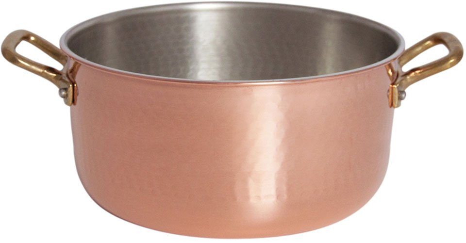 PINTINOX Fleischtopf Pinti Rame, Kupfer, mit 2 Griffen, nicht induktionsgeeignet