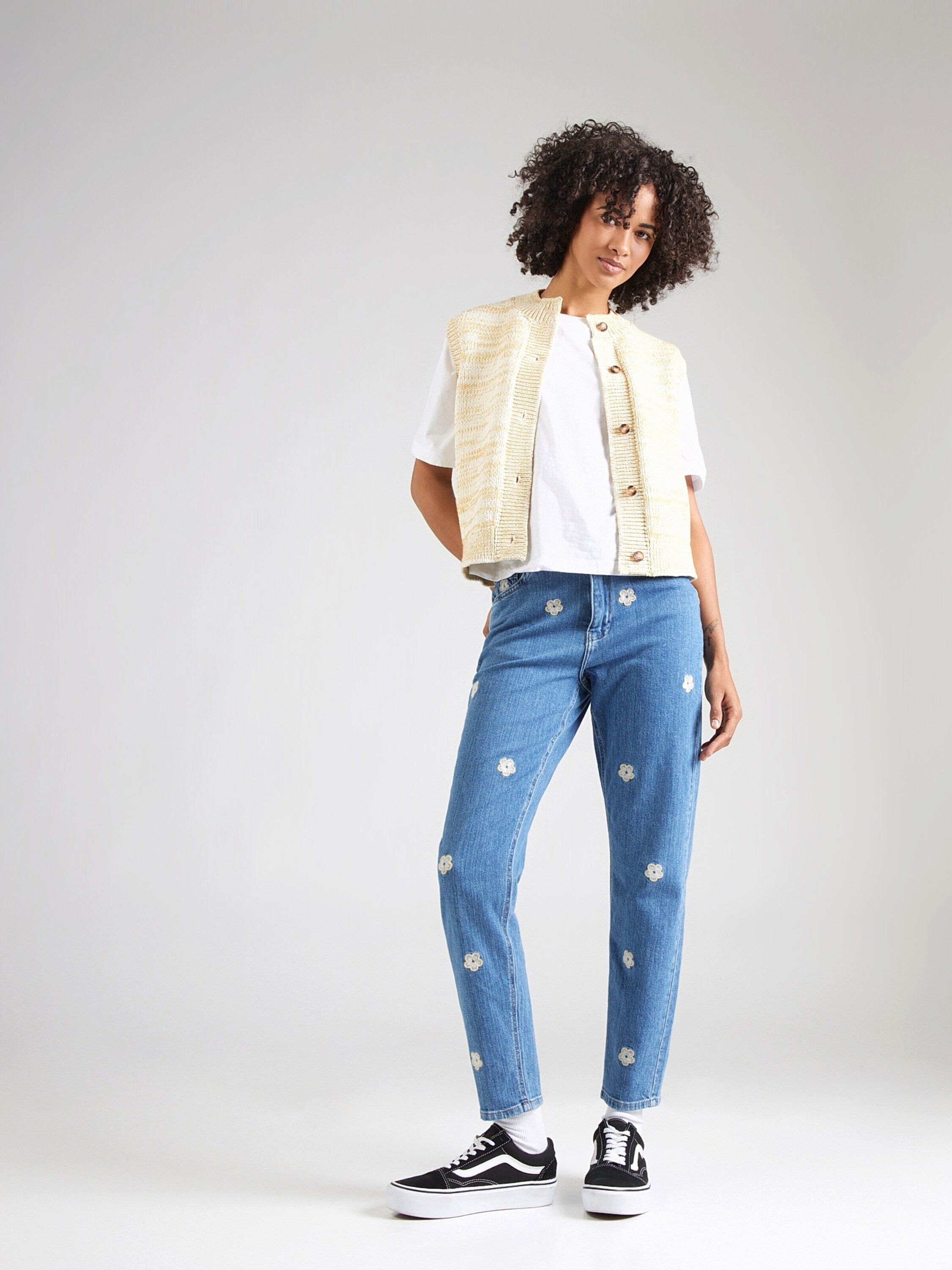 ONLY 7/8-Jeans ONLINC (1-tlg) Stickerei
