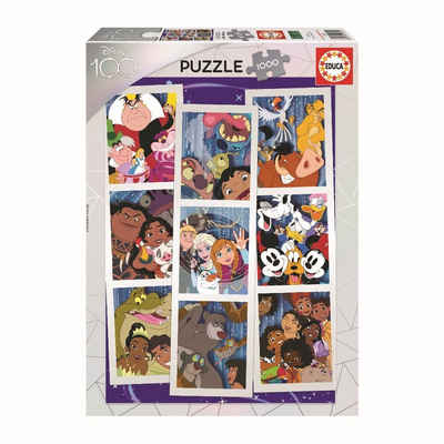 Educa Puzzle Collage Disney 100 1000 Teile Puzzle, Puzzleteile