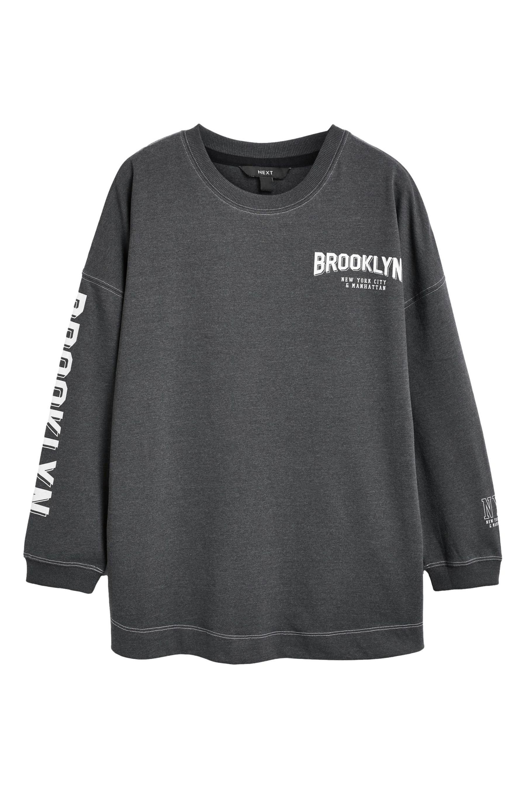 Next Langarmshirt Grafik-Langarmshirt Brooklyn New York City (1-tlg)