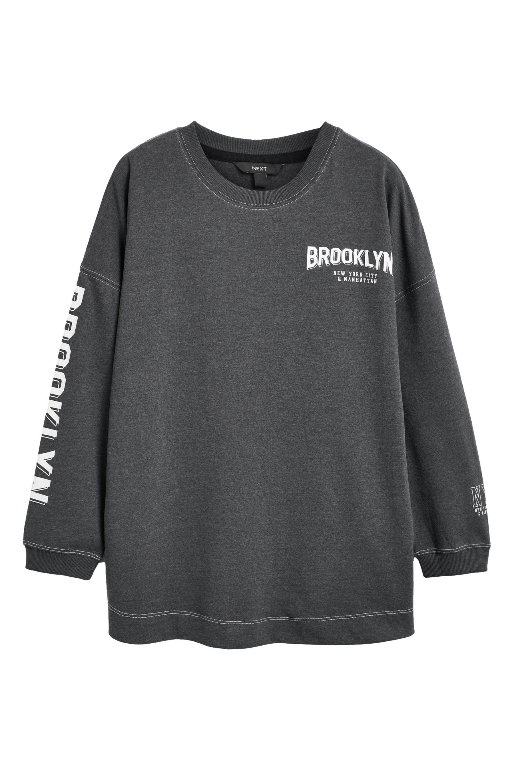 Next Langarmshirt Grafik-Langarmshirt Brooklyn New York günstig online kaufen