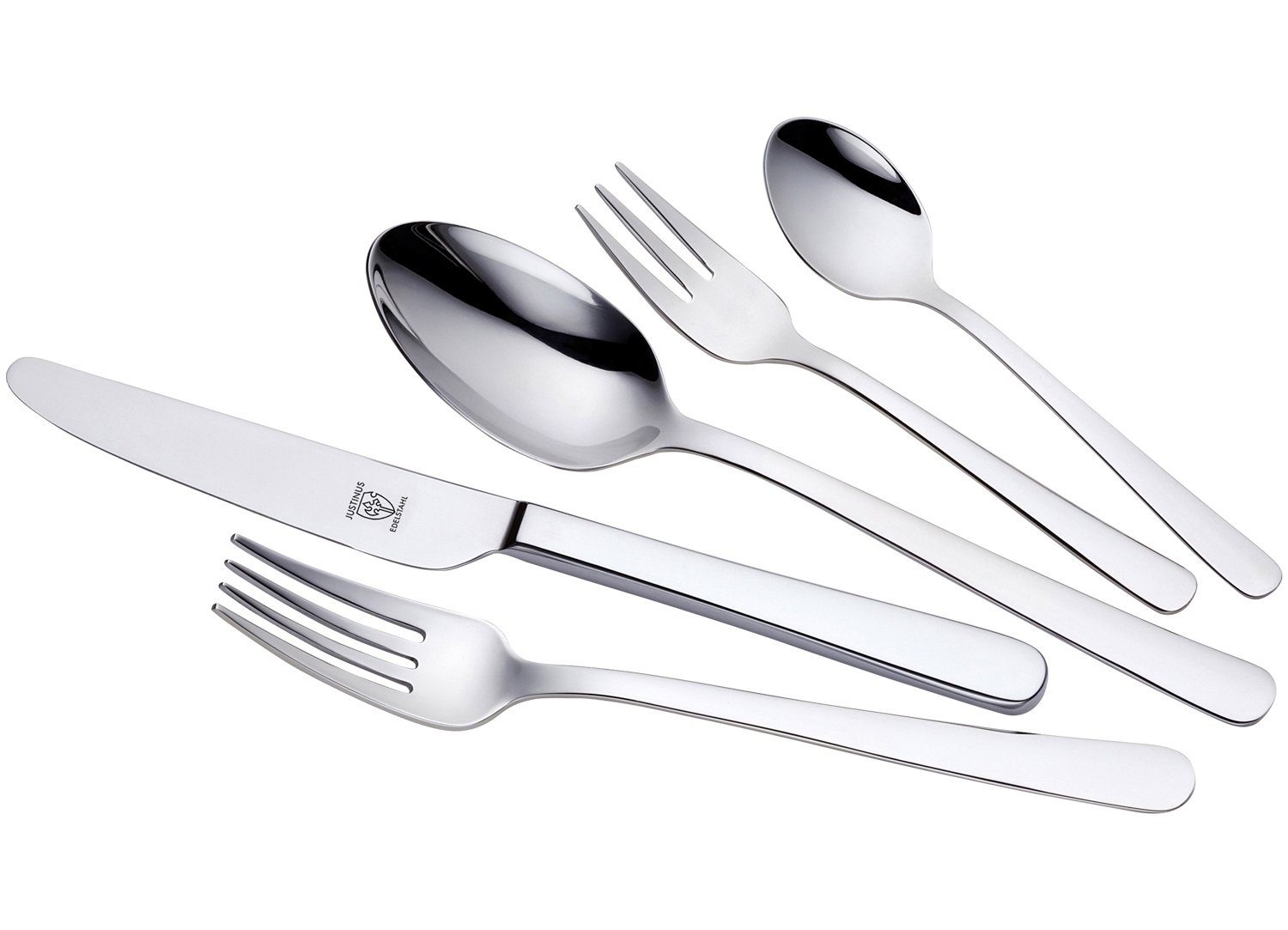 Justinus Besteck-Set STYLE ART, 30-teilig, 6 Personen, Edelstahl (30-tlg), 6 Personen, Edelstahl