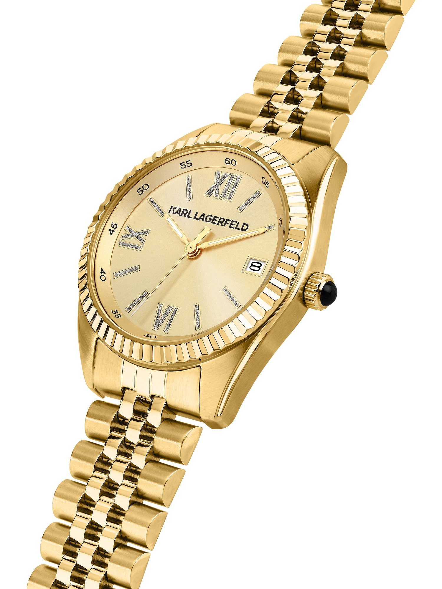 KARL LAGERFELD Quarzuhr Karl Lagerfeld Damen-Uhren Analog Quarz, Klassikuhr