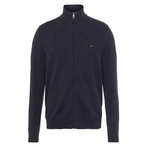 Tommy Hilfiger Strickjacke DE COTTON ZIP THROUGH