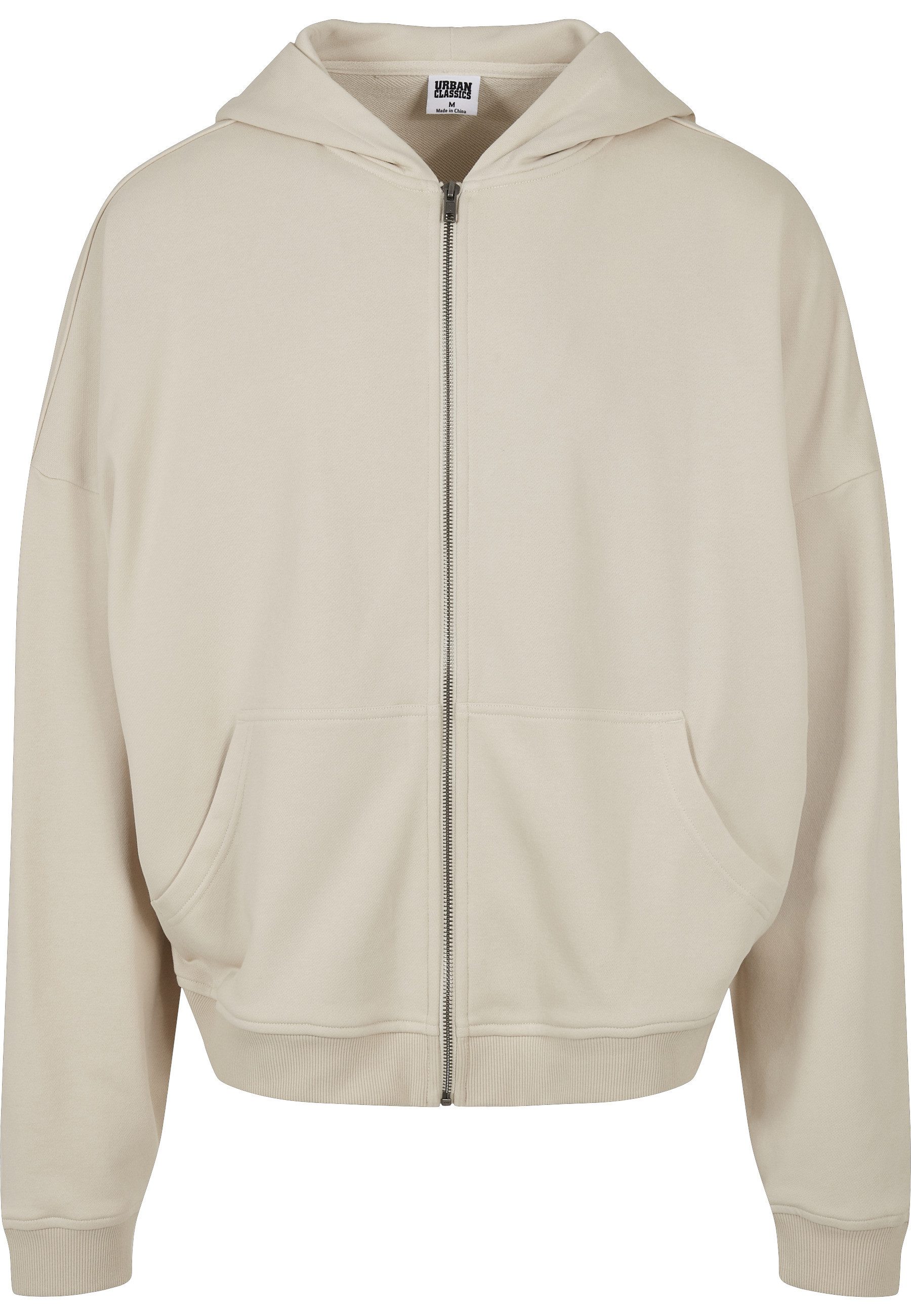 URBAN CLASSICS Rundhalspullover Urban Classics Herren 90's Zip Hoody (1-tlg)