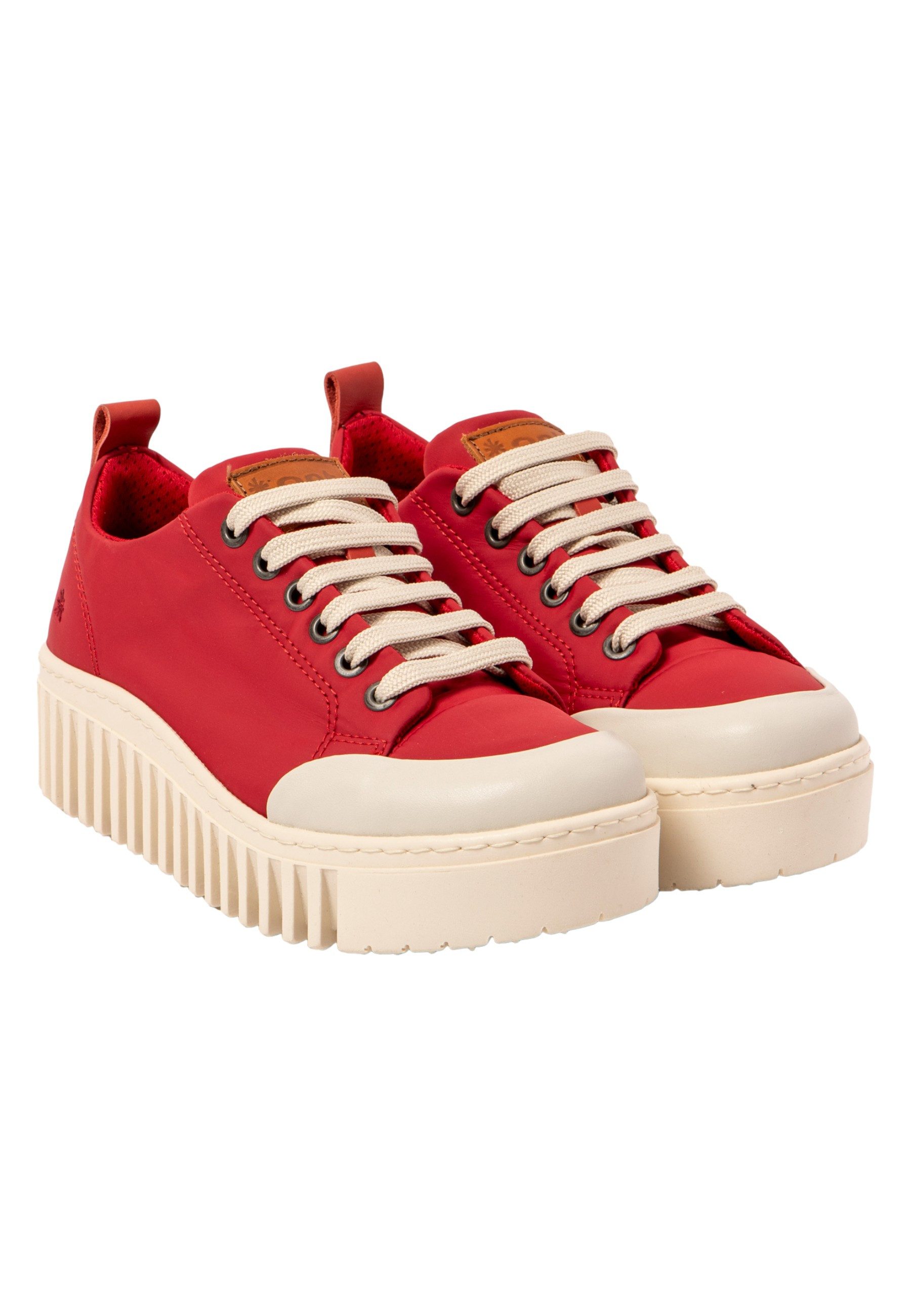 Art 1534 Brighton Low Top Red Sneaker