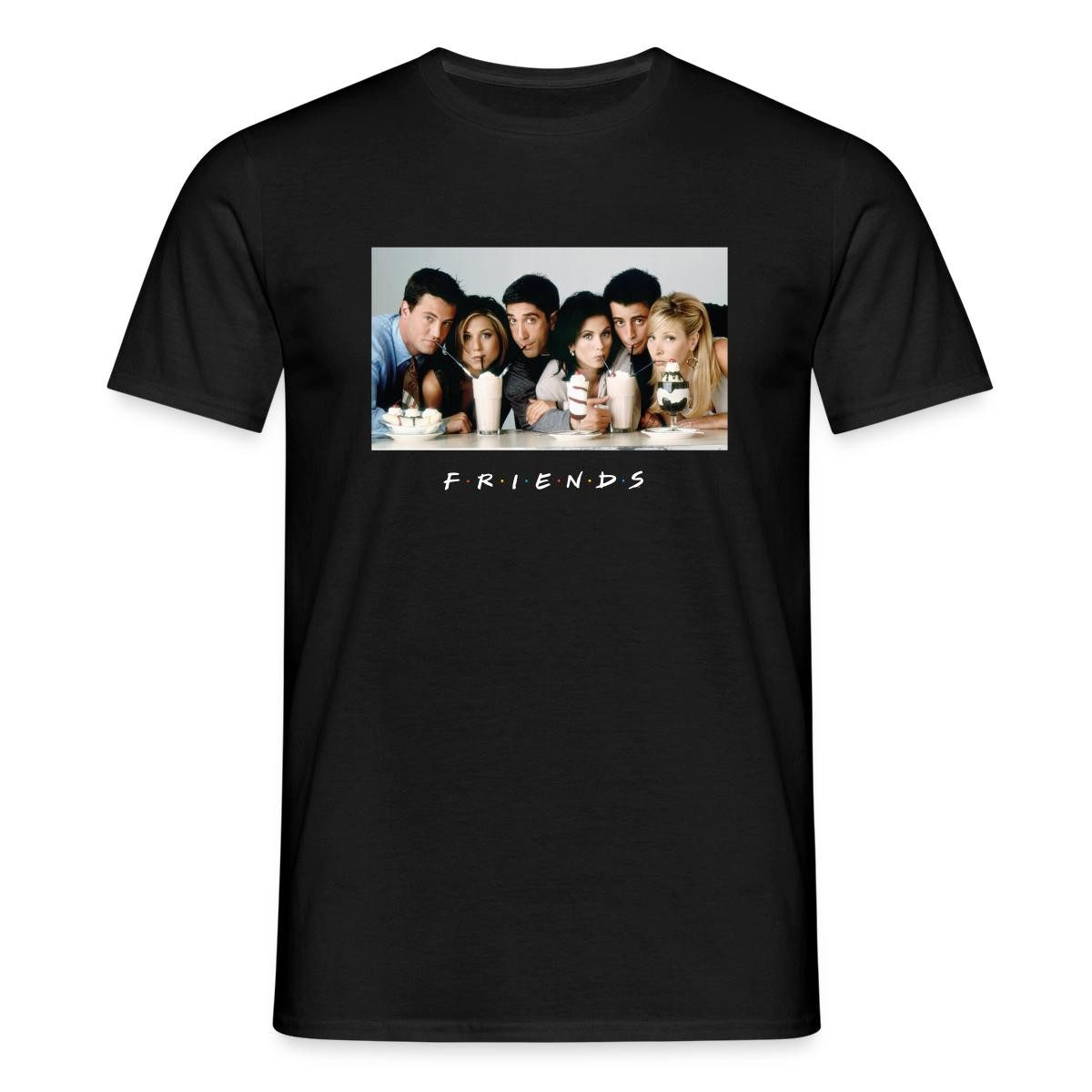 Spreadshirt T-Shirt Friends Milkshake Männer T-Shirt (1-tlg)
