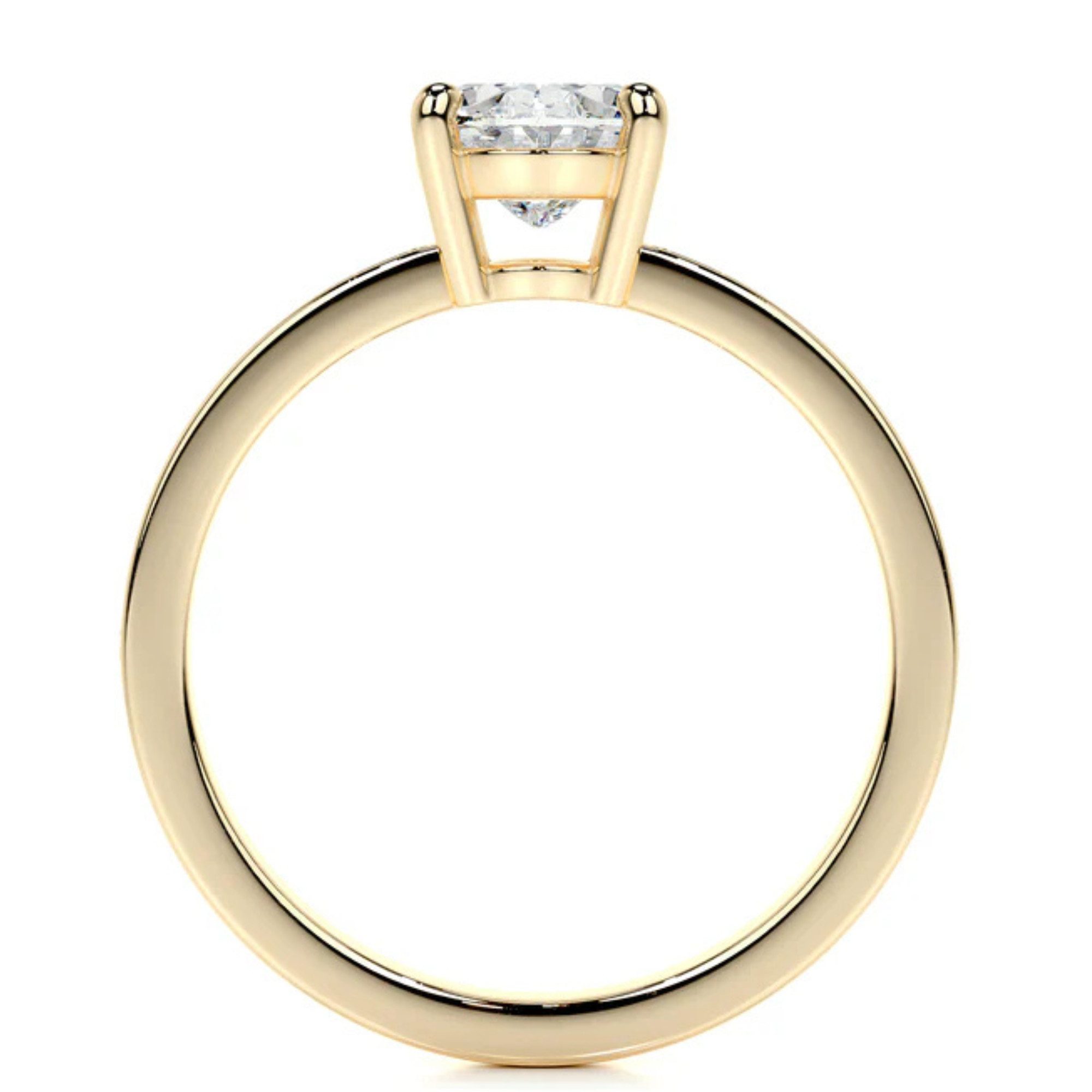 Nicole Manson Diamantring 585 Gold mit Ovaler Labordiamant 1.16ct - 3.20ct, Ovaler