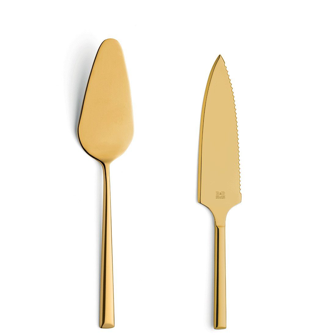 Beckmann & Rommerskirchen Tortenmesser VISTA, PVD gold, hochglanzpoliert