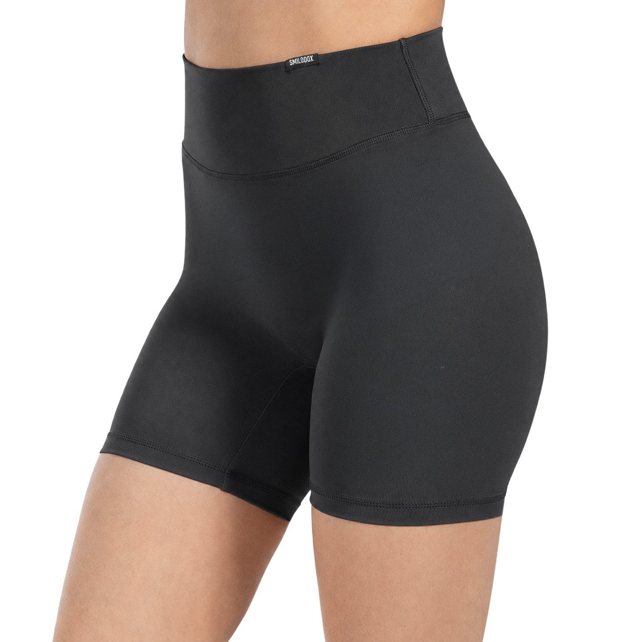 Smilodox Shorts SoftFeel Darbie, High Waist Yogashorts, atmungsaktiv & 4-Wege-Stretch Feuchtigkeitsableitende Radlerhose, schnelltrocknend, Pilates Yoga