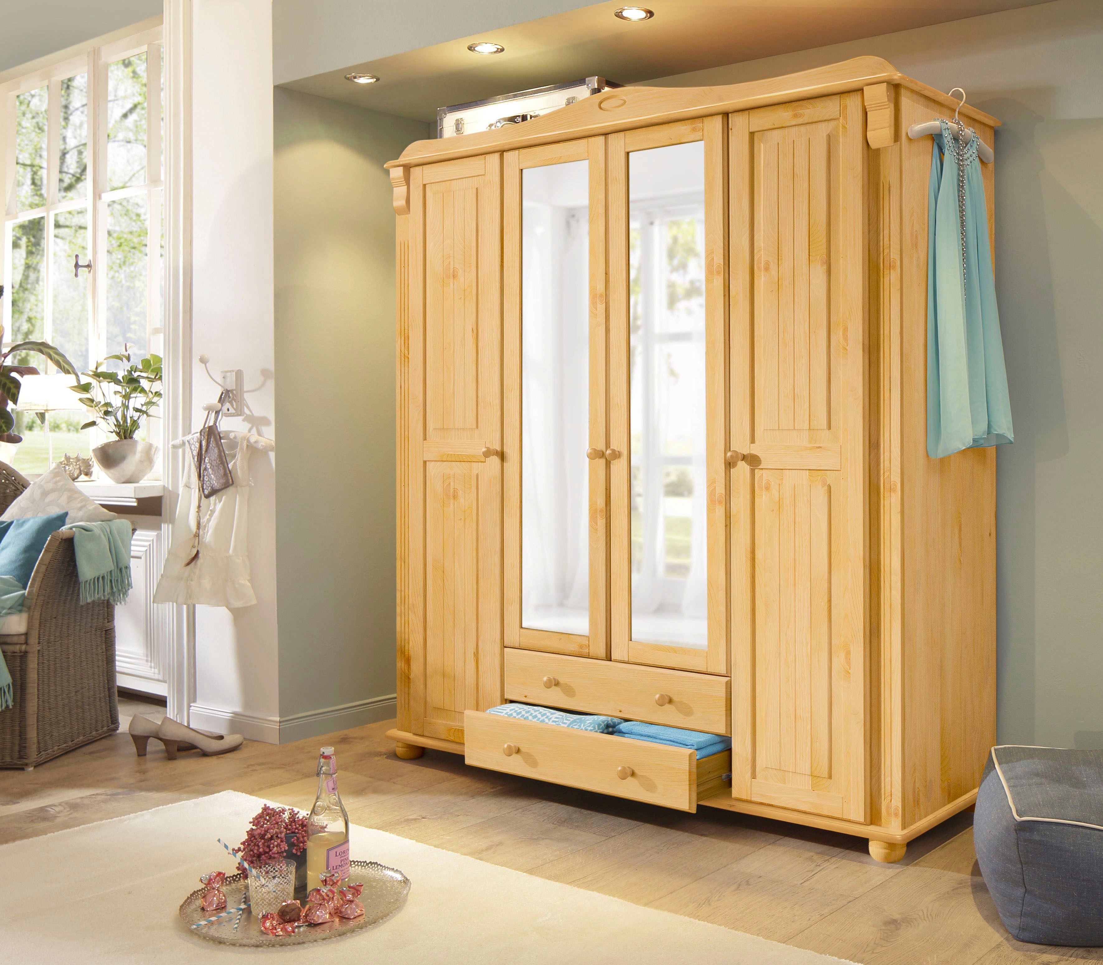 OTTO home Kleiderschrank Adele (4 Breiten: 92/130/169/207 H/T ca. 191/54 cm günstig online kaufen