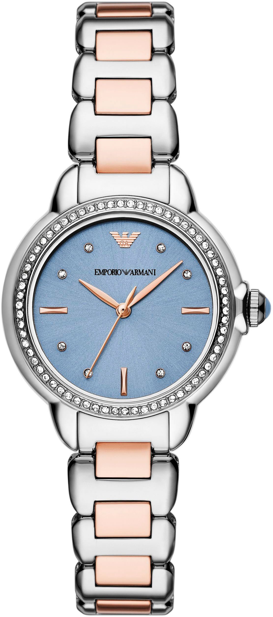 Emporio Armani Quarzuhr AR11597, Armbanduhr, Damenuhr, günstig online kaufen