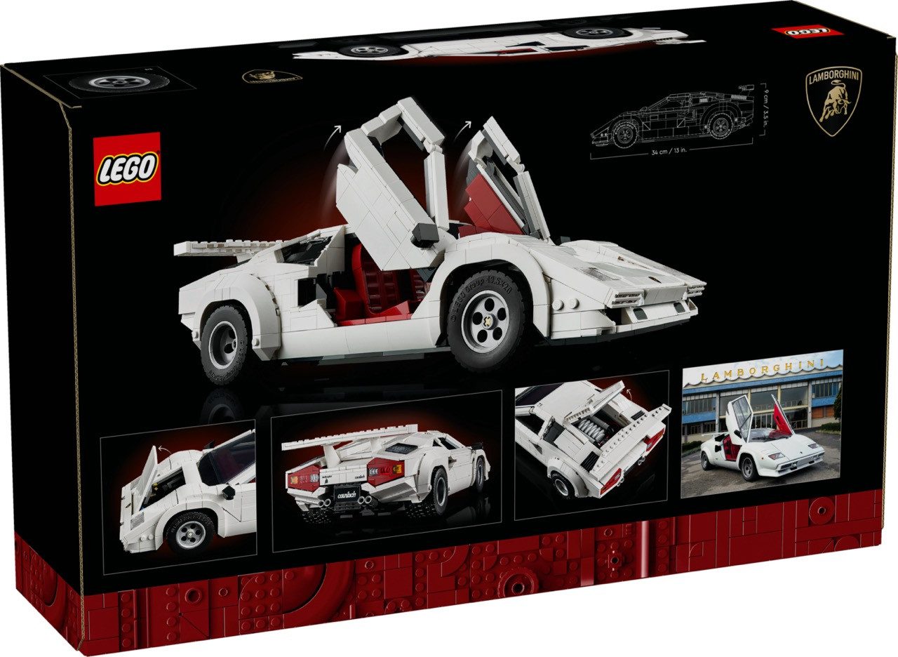 LEGO® LEGO® 10337 Icons - Lamborghini Countach 5000 Quattrovalvole Konstruktions-Spielset