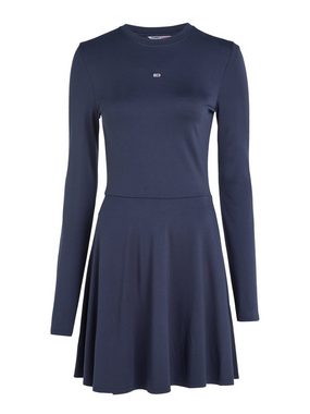 Tommy Jeans Skaterkleid TJW LS FIT & FLARE DRESS mit Tommy Jeans Markenlabel