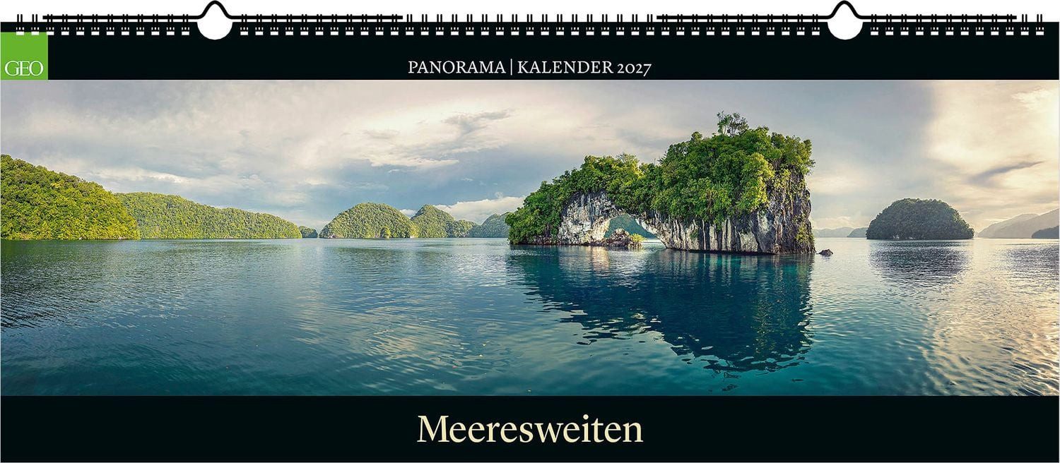 Wandkalender GEO Panorama: Meeresweiten 2027