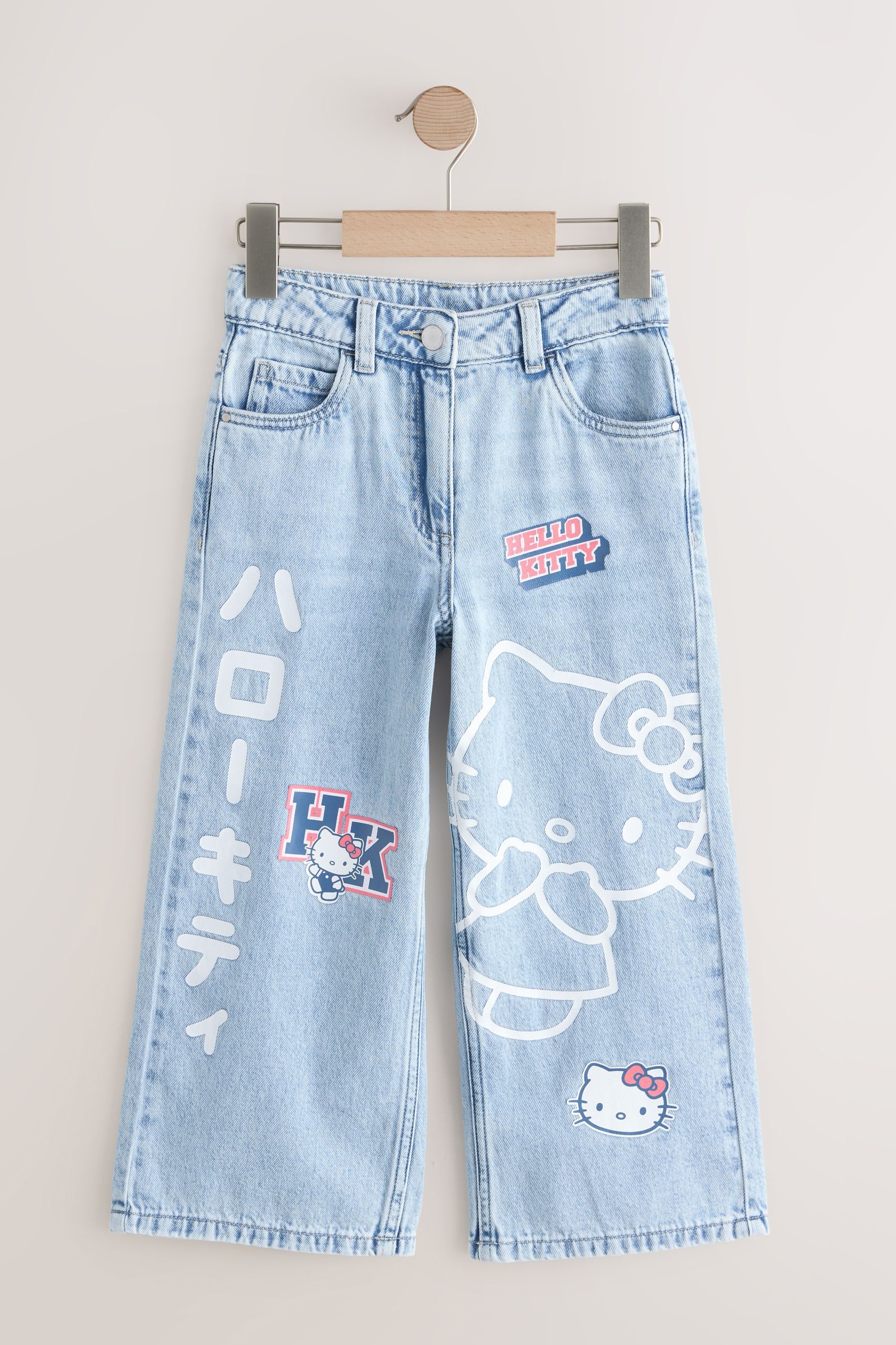 Next Weite Jeans Hello Kitty Jeans mit weitem Bein (1-tlg)