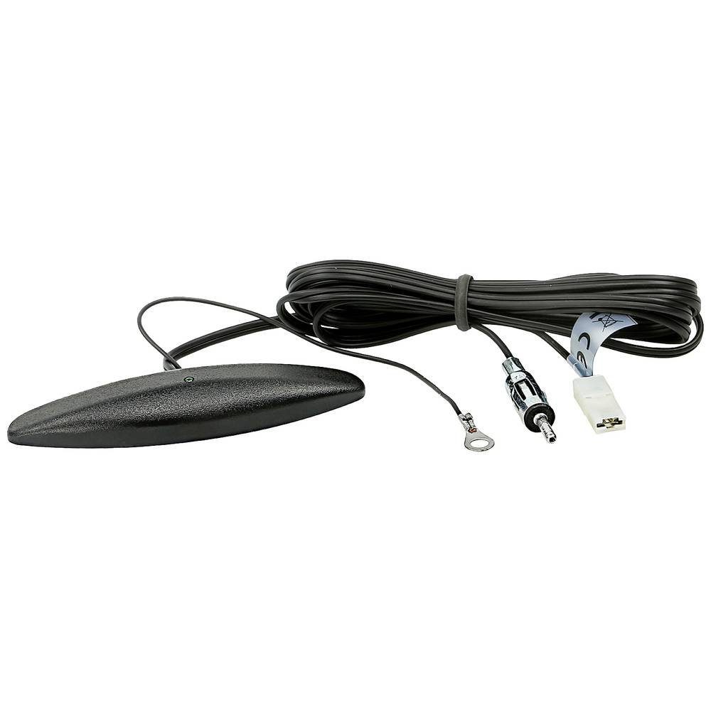 Glasklebeantenne AM/FM DIN(m) 12V extern Innenantenne