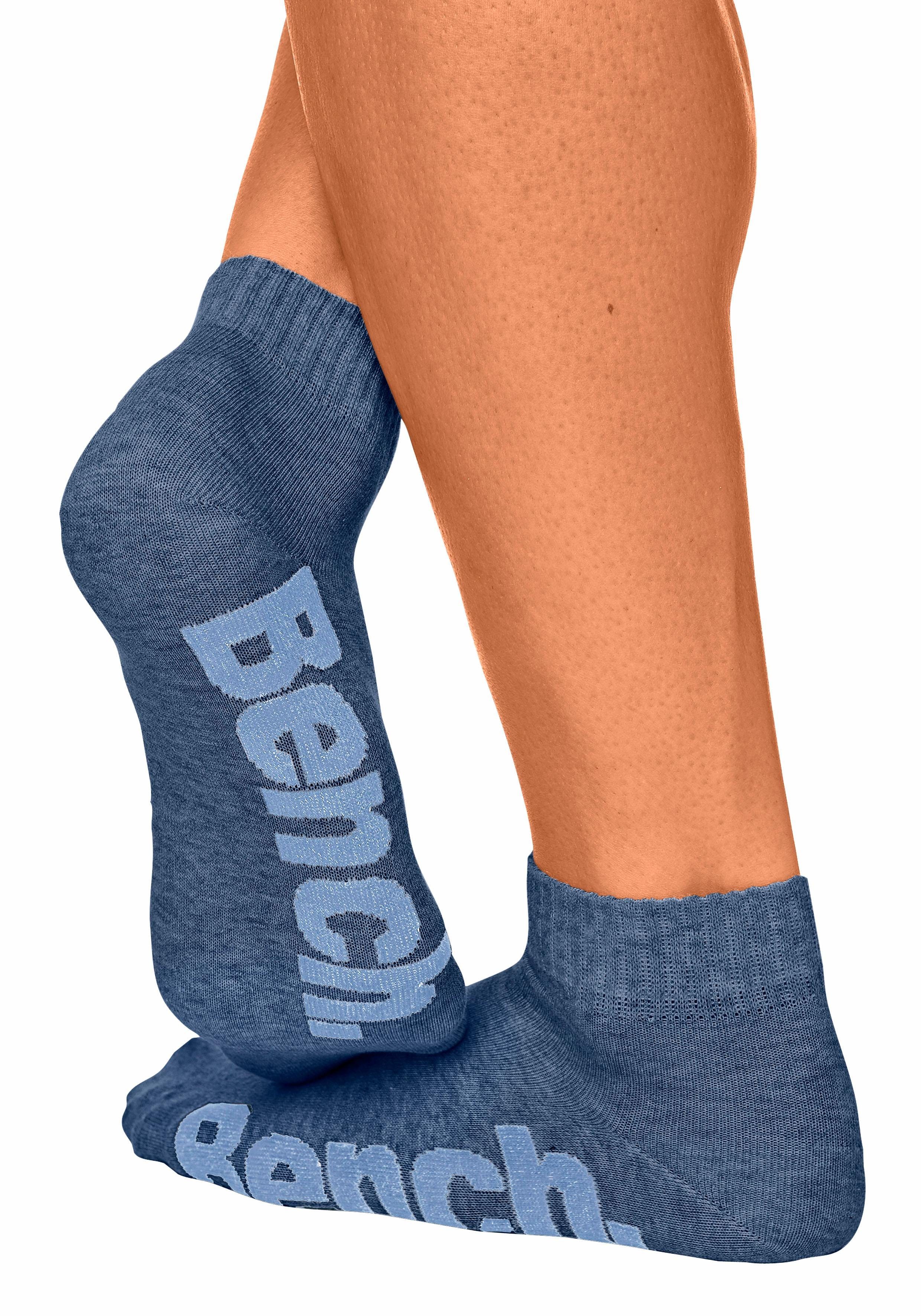 Bench. Kurzsocken, (Packung, 3 Paar), mit bequemen Rippbündchen günstig online kaufen