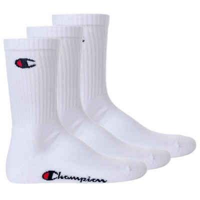 Champion Sportsocken Unisex Socken, 3 Paar - Crew Socken Basic
