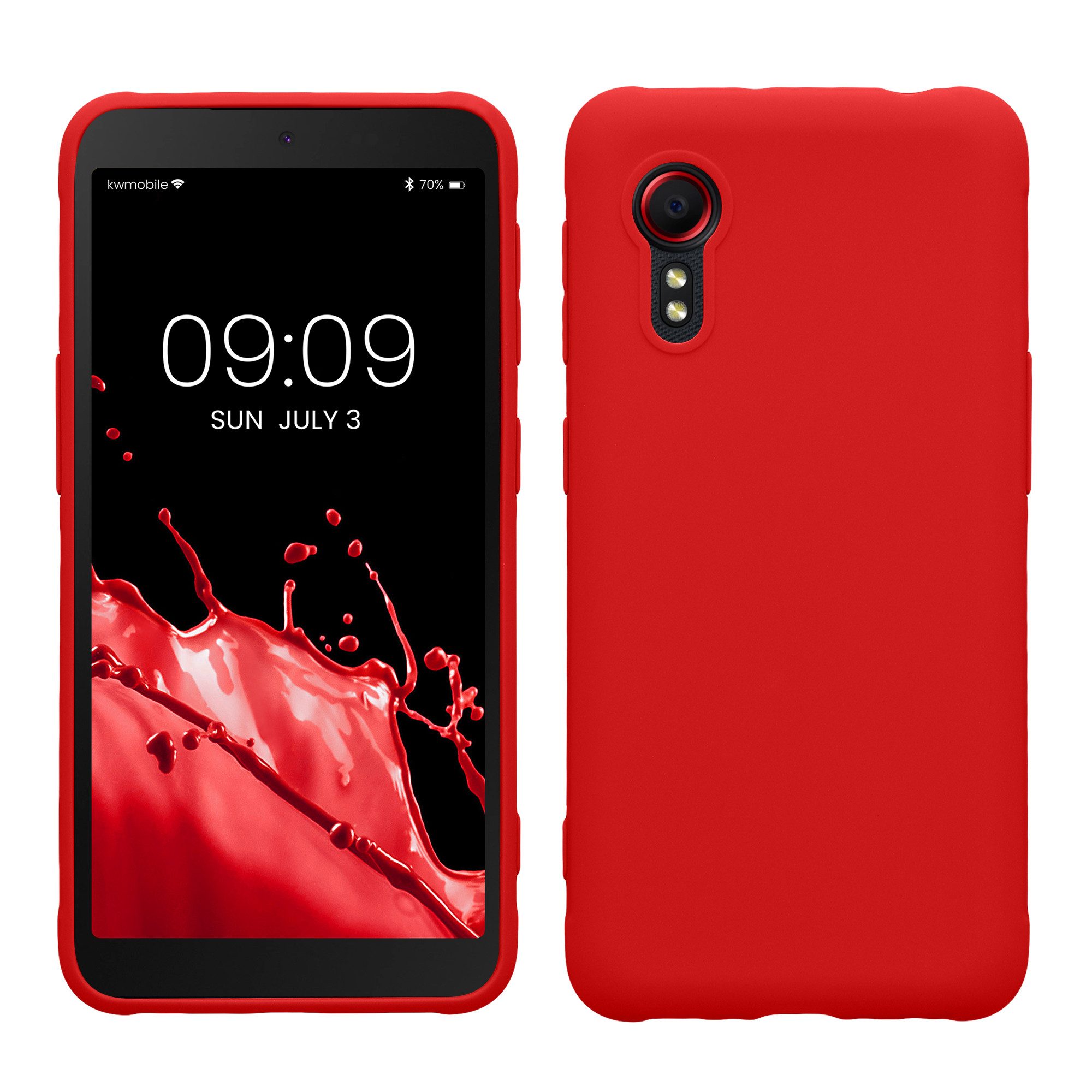 kwmobile Handyhülle Hülle für Samsung Galaxy Xcover 5, Hülle Silikon - Soft Handyhülle - Handy Case Cover