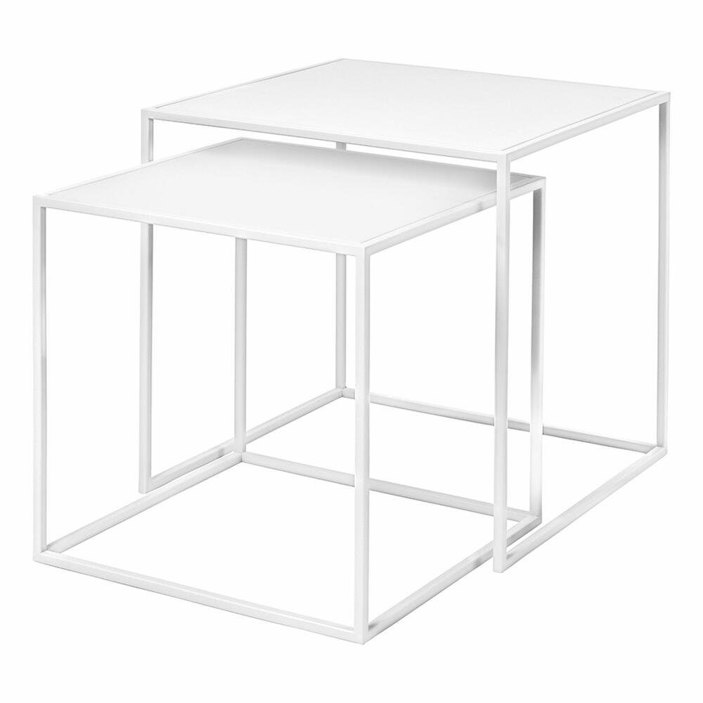 blomus Beistelltisch Fera 2er Set Weiß