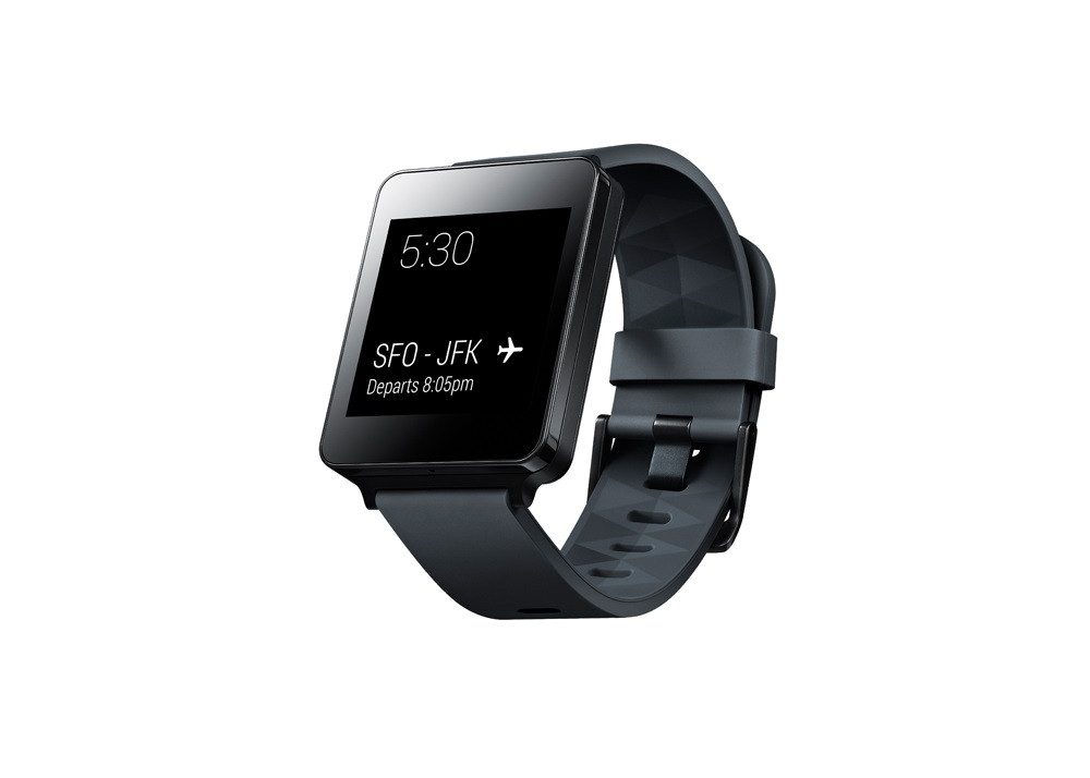 Valentinstagsgeschenk LG G Watch W100 Smartwatch Black Titan Android Wear Smartwatch (Android Wear) Einzeerät, 1-t., Ladekabel,Ladestation, Kompatibil