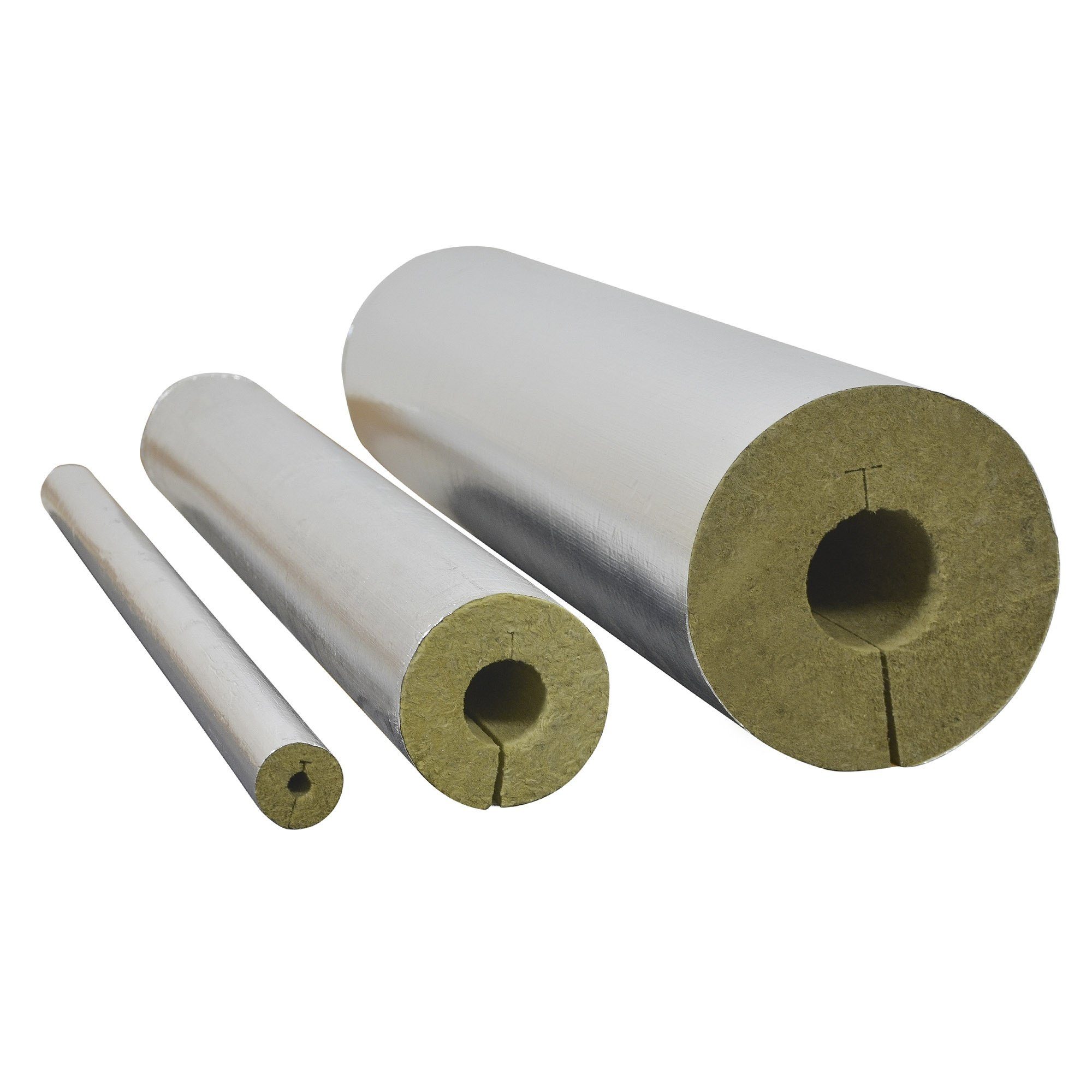 Scorprotect® Steinwolle Rohrschale Rohrisolierung Steinwolle alukaschiert 0 günstig online kaufen