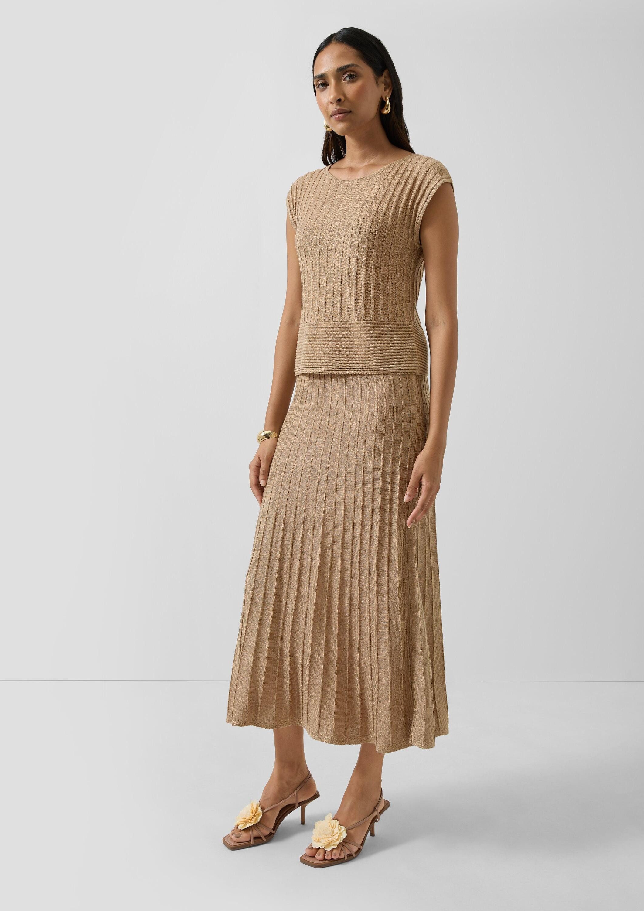 s.Oliver Midikleid Kleid Strick-Set aus Metallic-Garn – Bild 5 von 5