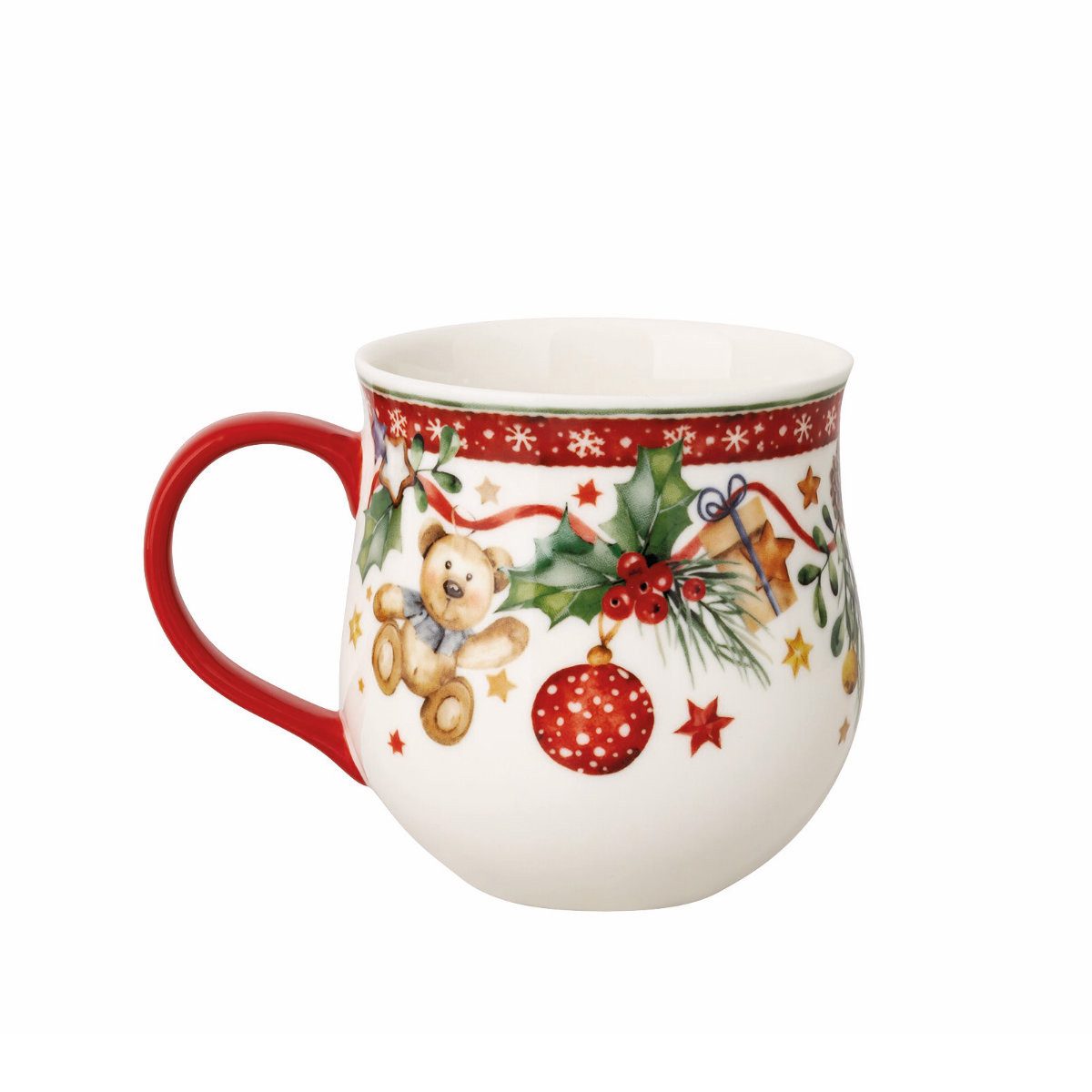 Hutschenreuther Becher My Mug Weihnachtsgeschirr, Porzellan, 0,45 L