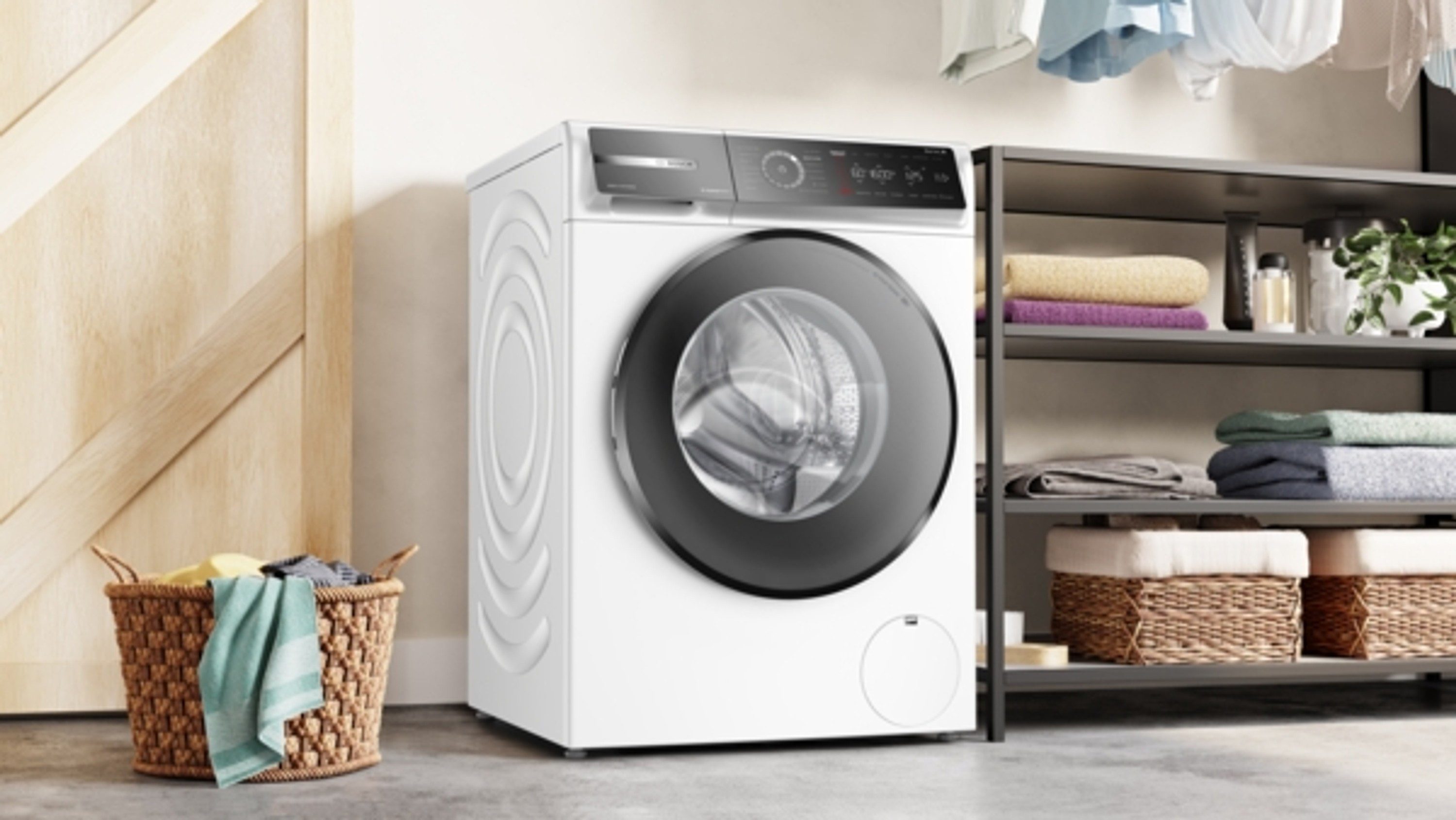 BOSCH Waschmaschine Serie 8 WGB2560H0, 10 kg, 1600 U/min, Eco Silence Drive, AquaStop, Nachlegefunktion