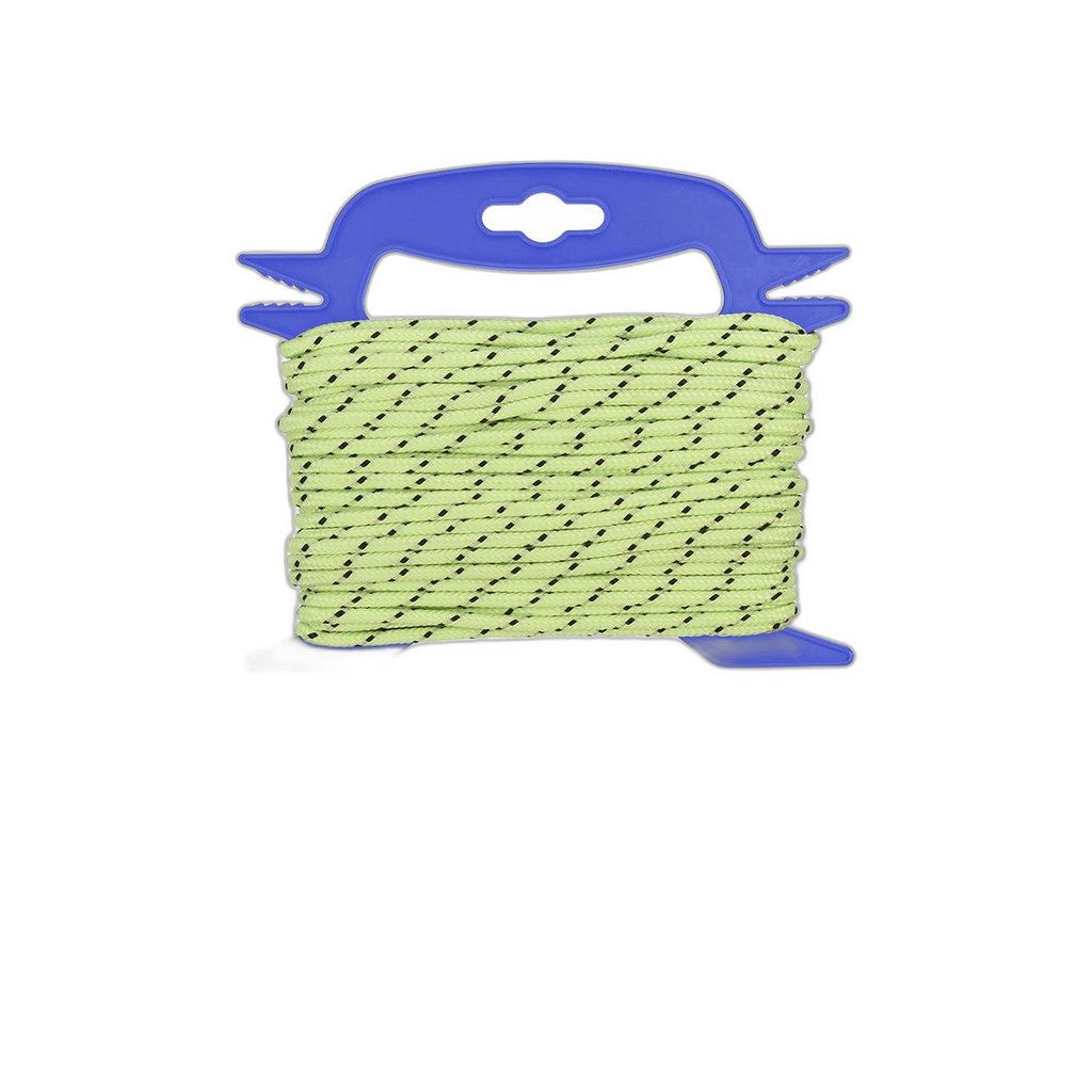 ProPlus Seil Spannleine 4mm x 20m Fluoreszierend auf Haspel (1-tlg)