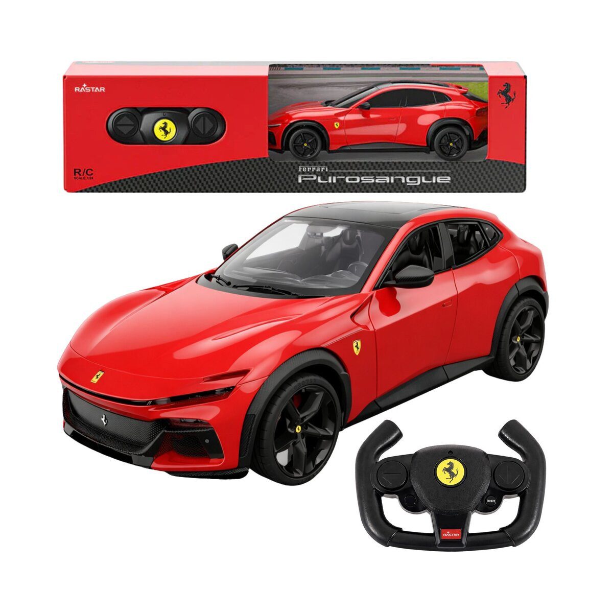 Wisam RC-Auto Ferrari Purosangue RC Auto 1:24 Rastar Rot